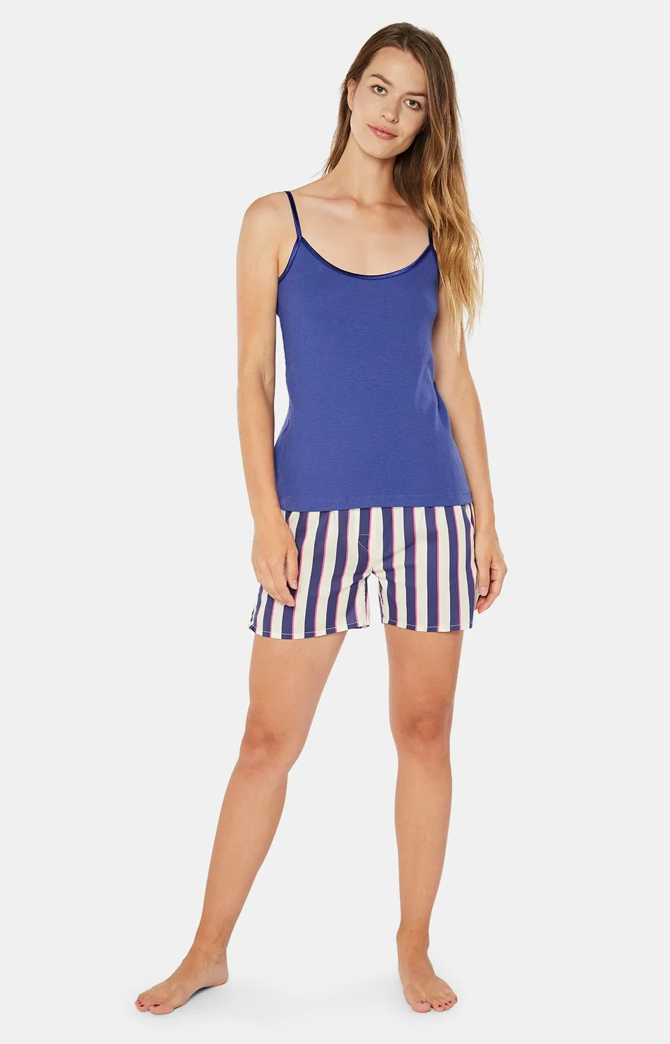 arthur-bob-roi-d-bardeur-femme-bleu-roi-coton image 1