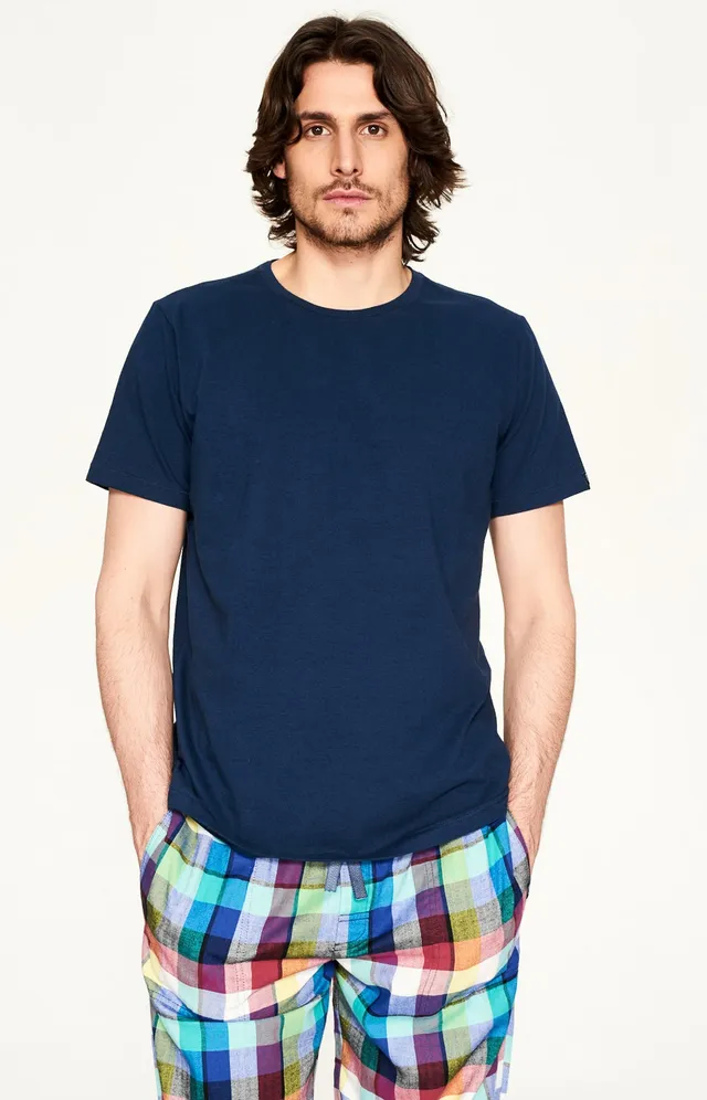 arthur-bob-tee-shirt-pima-marine-coton-homme image 1