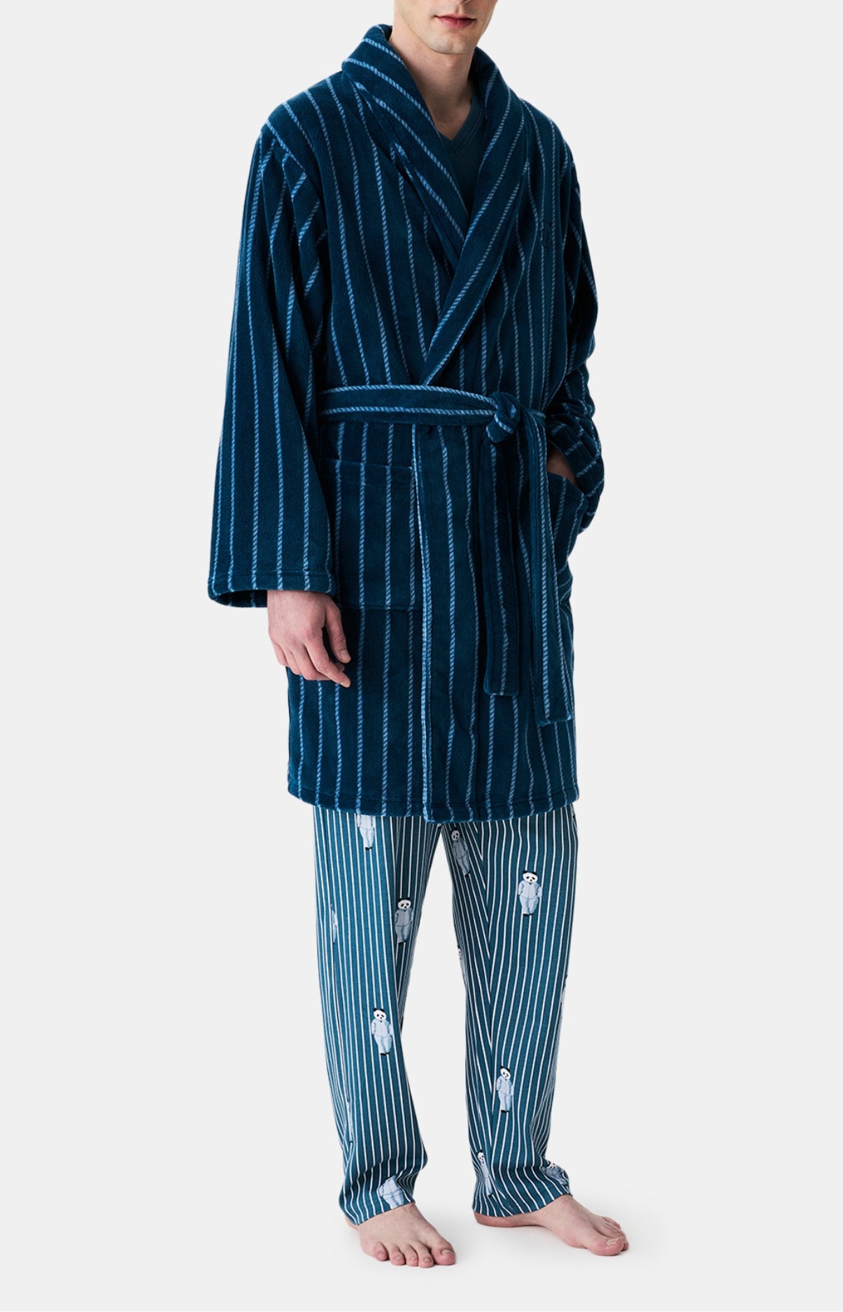 arthur-bob-pandastique-robe-de-chambre-homme-polaire-p-trole image 5