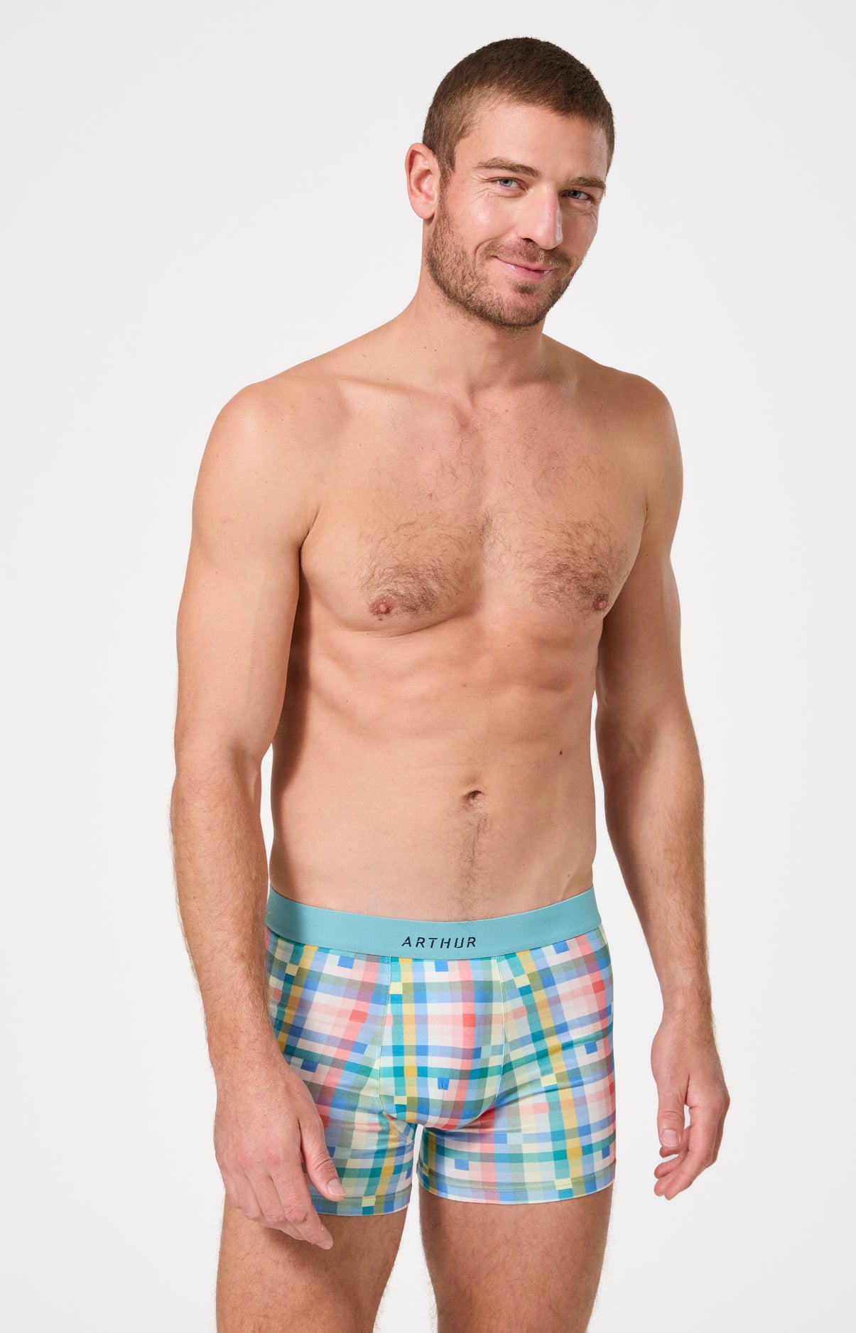 arthur-bob-mosaique-boxer-coton-bio-multicolore-homme image 4