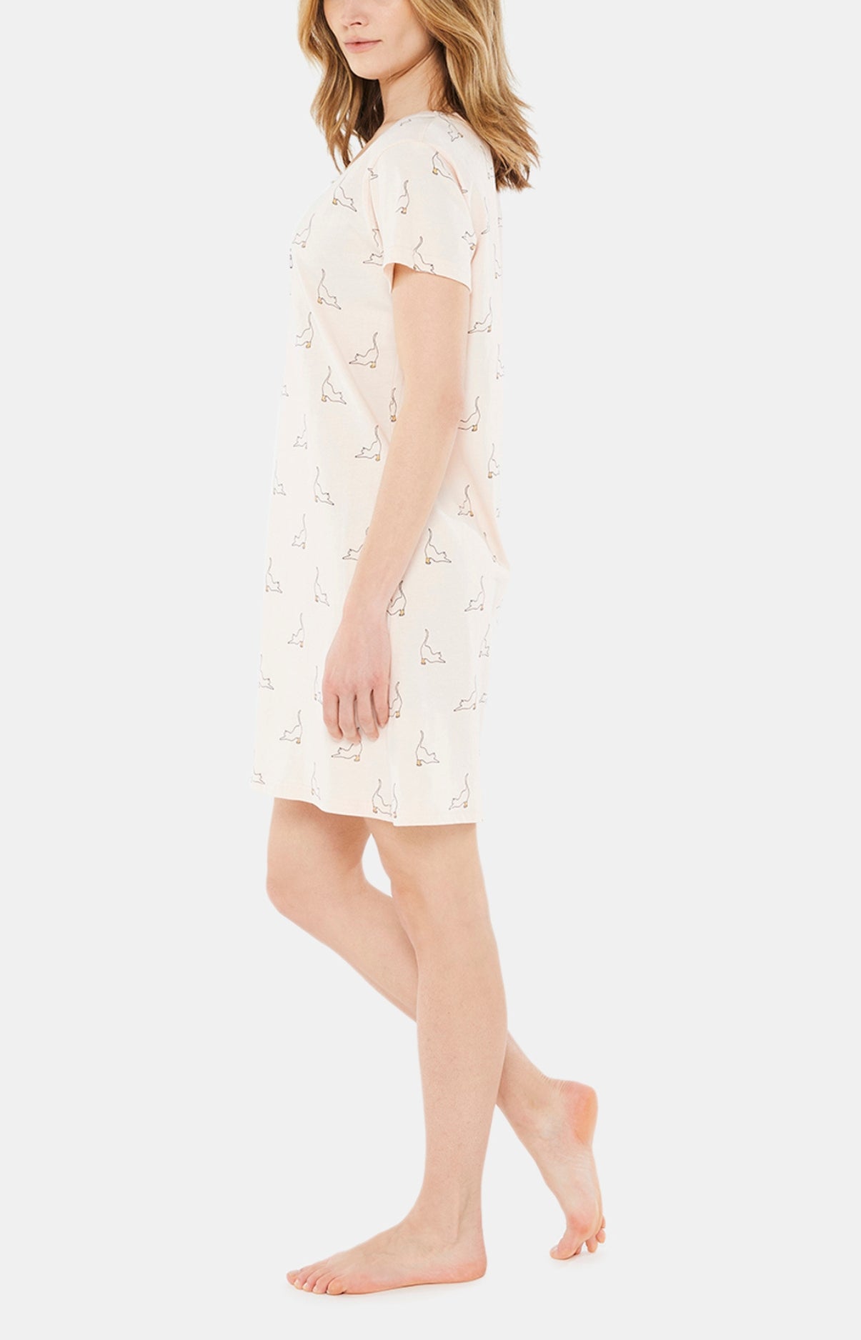 arthur-bob-chat-beaut-chemise-de-nuit-poudre-coton image 2