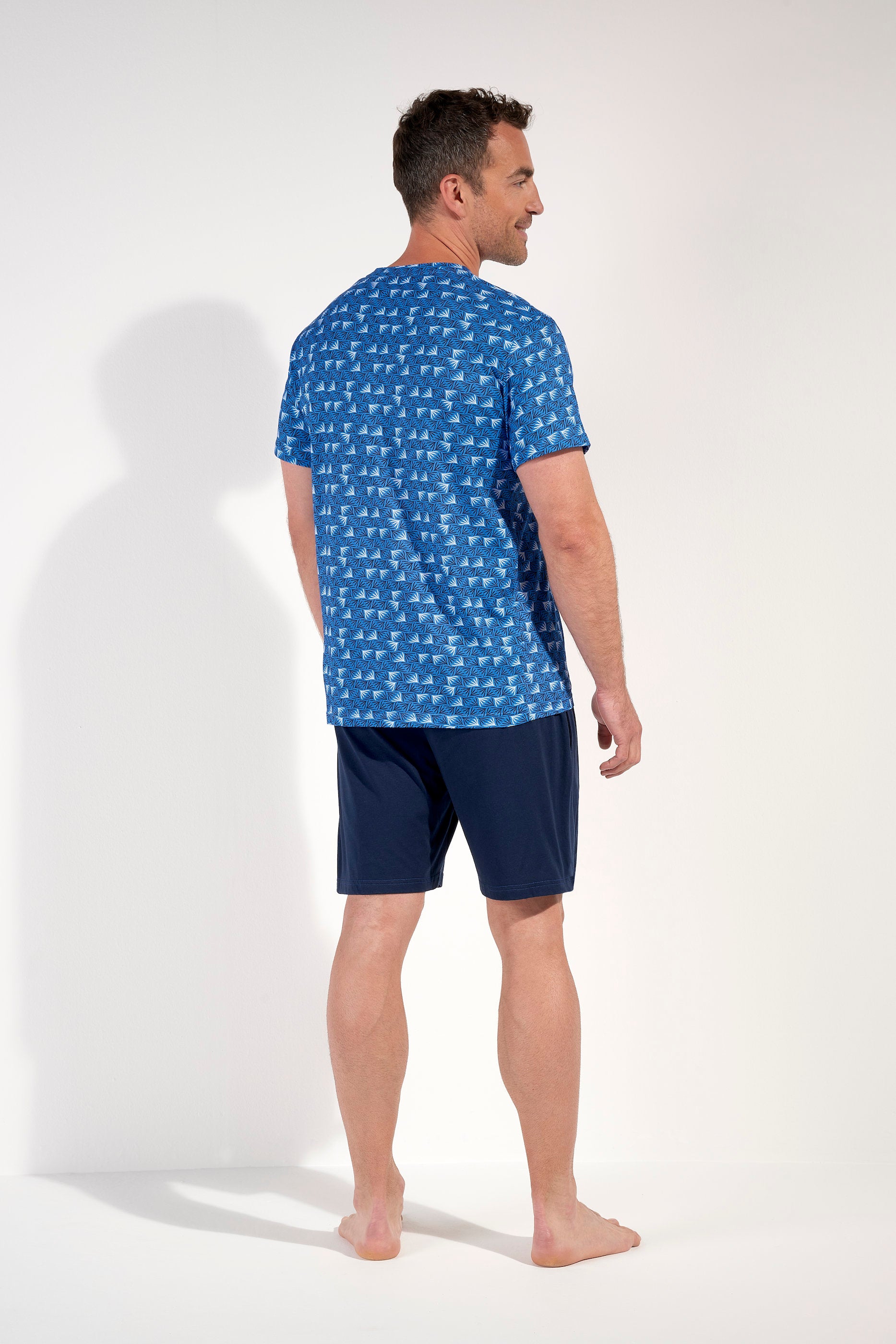 hom-modal-comfort-beachcomber-pyjama-court-imprim-bleu-coton image 6