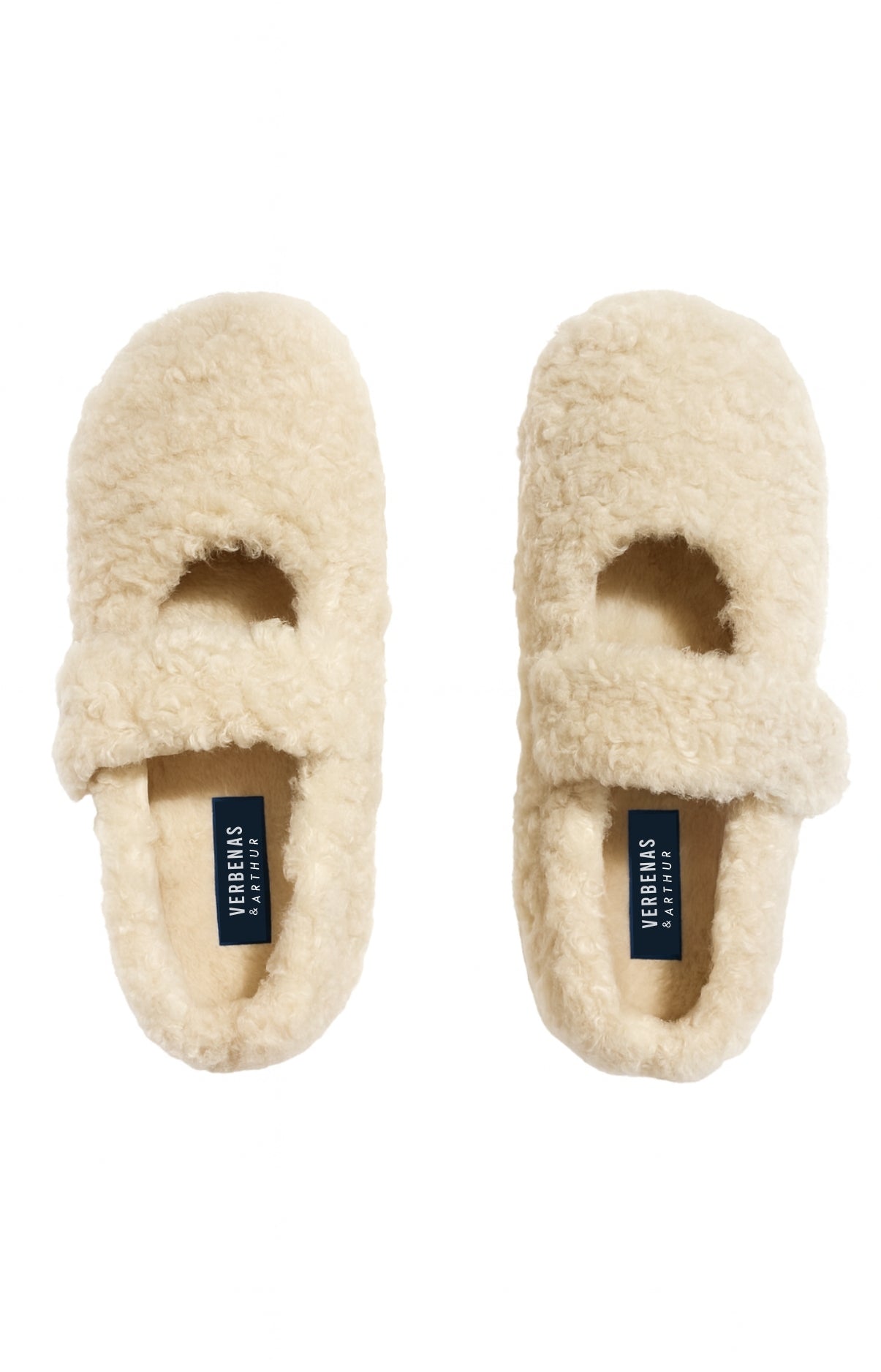 arthur-bob-ballerina-chaussons-femme-beige-fausse-fourrure image 3