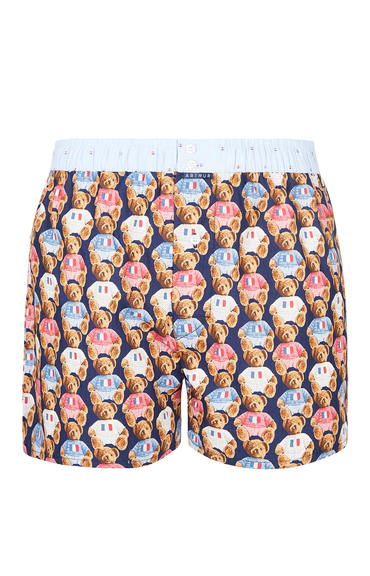arthur-le-club-cale-on-teddy-bleu-ciel-stretch image 1