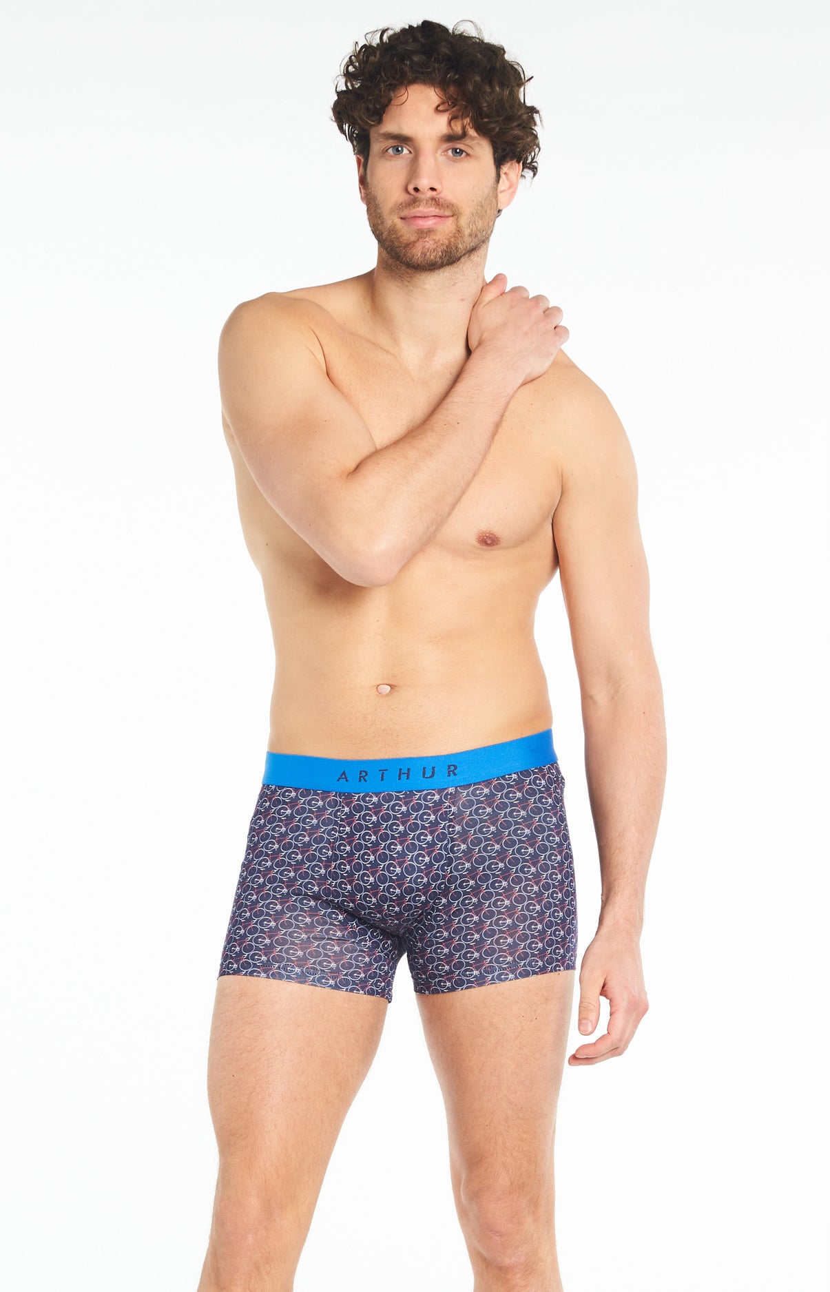 arthur-bob-v-lo-boxer-homme-coton-bio-marine image 2