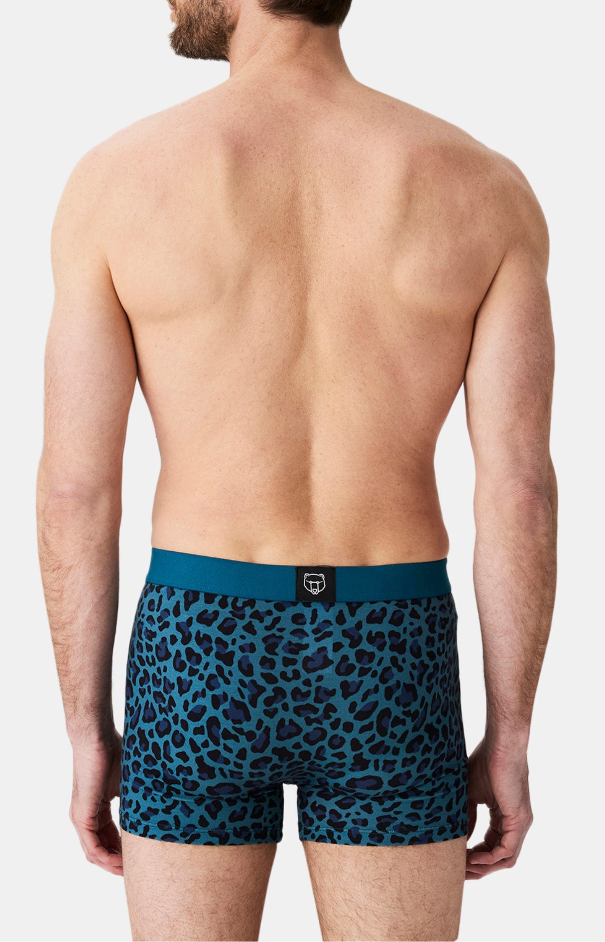 arthur-bob-boxer-coton-l-opard-p-trole-homme image 6