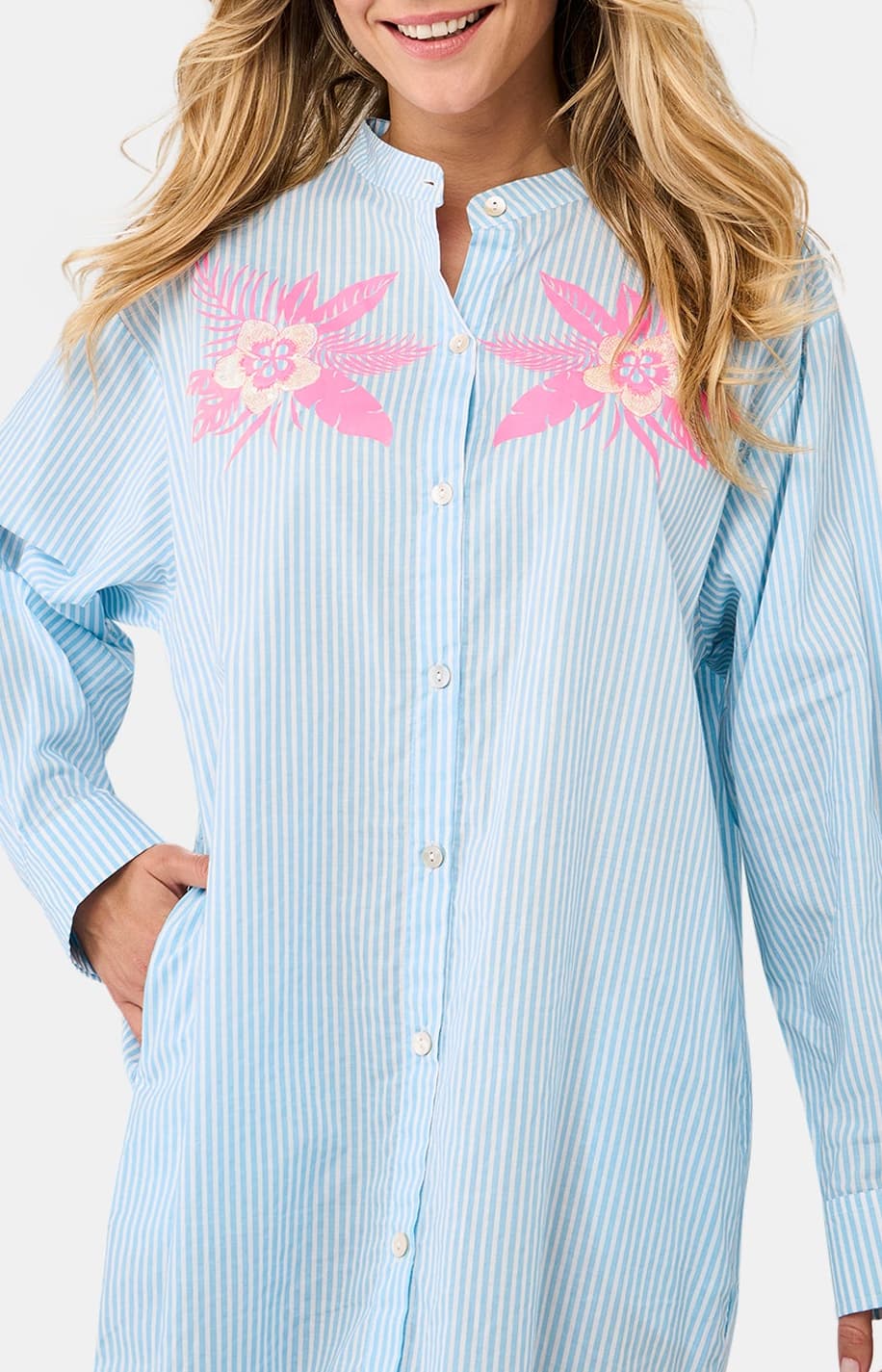 arthur-bob-lila-robe-chemise-nuit-femme-lagon-bio image 2
