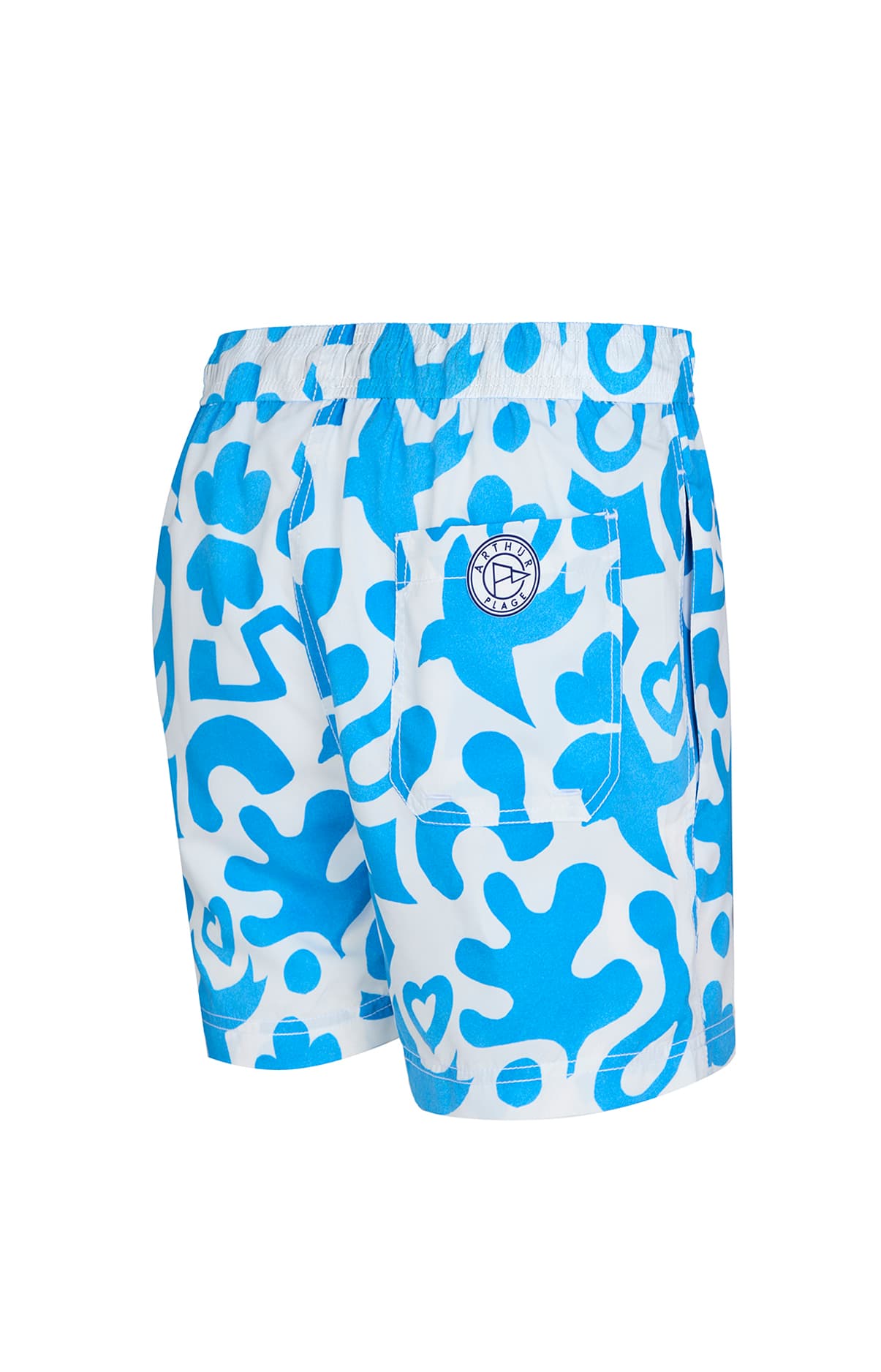 arthur-bob-matis-short-de-bain-homme-blanc-recycl image 6