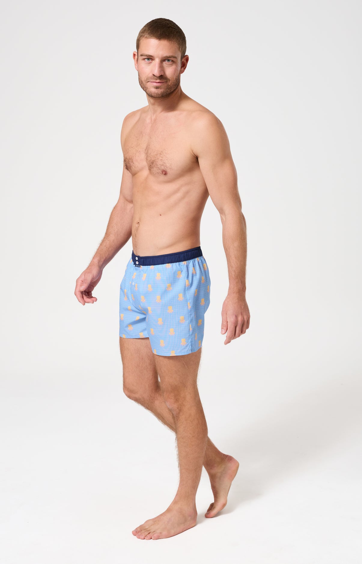 arthur-le-club-cale-on-n-1217-coton-bio-bleu image 4