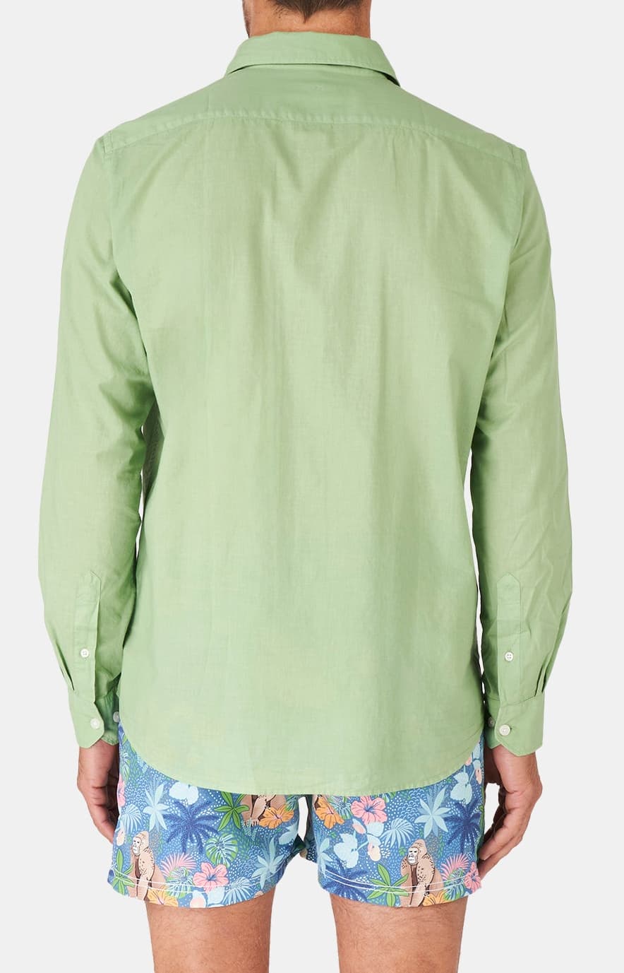 arthur-plage-chemise-voile-coton-homme-green image 5