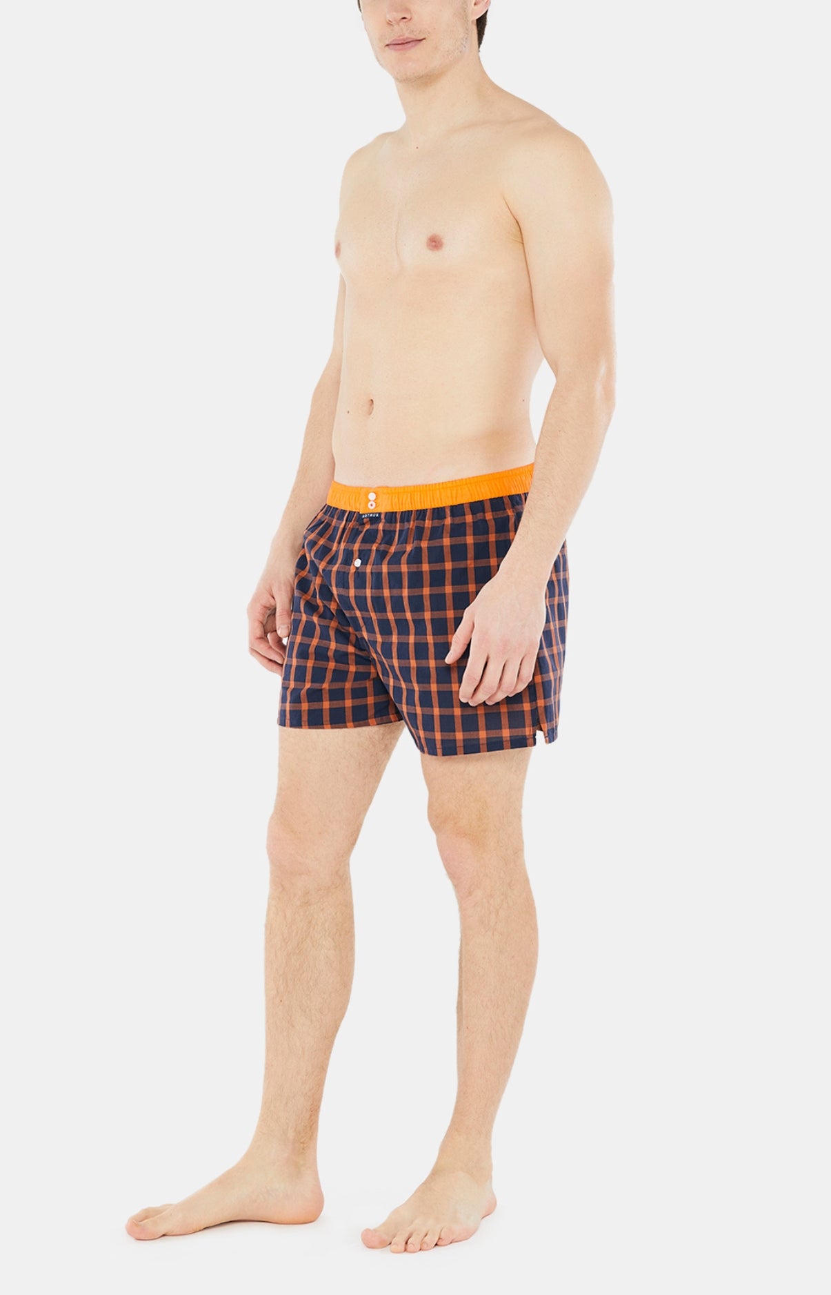 arthur-le-club-cale-on-991-marine-carreaux-coton-bio image 4