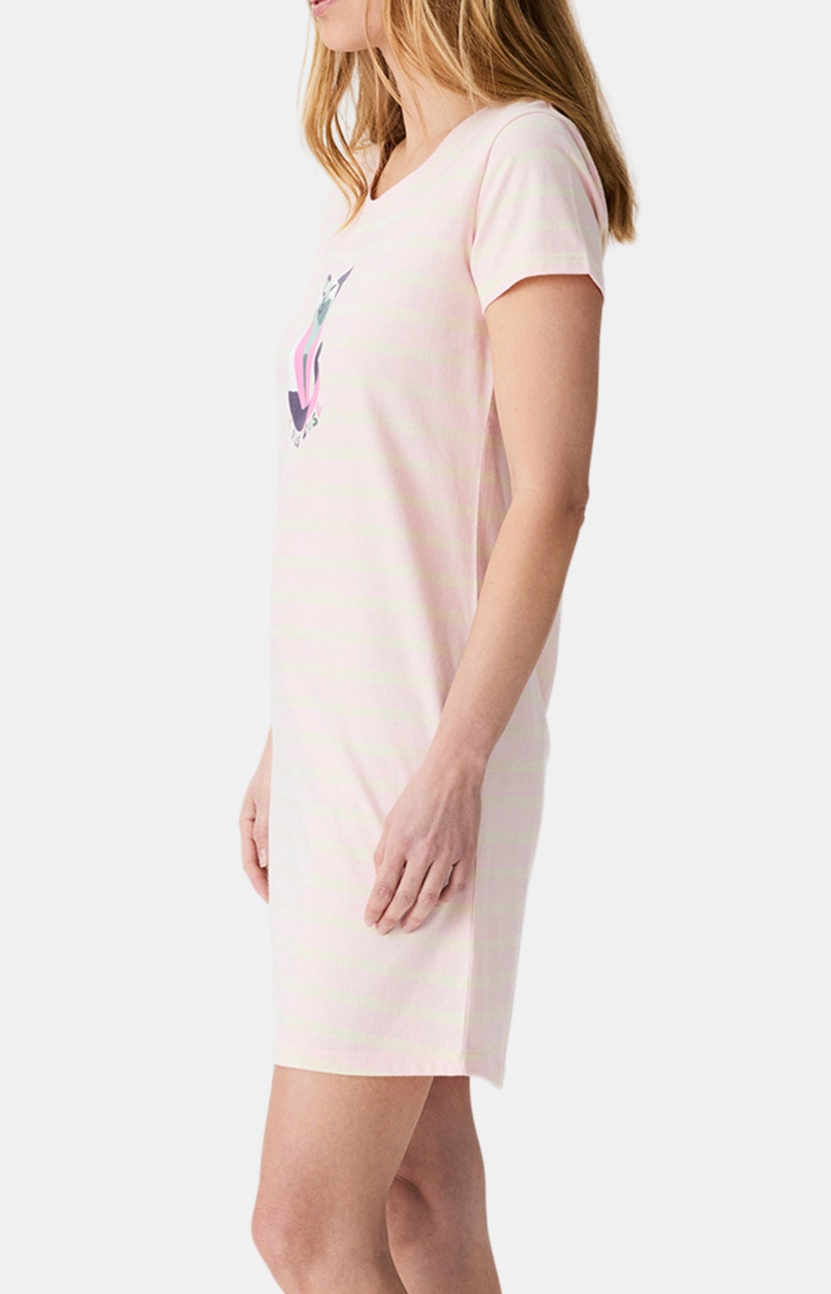 arthur-bob-chatleureuse-chemise-de-nuit-rose-coton-bio image 4