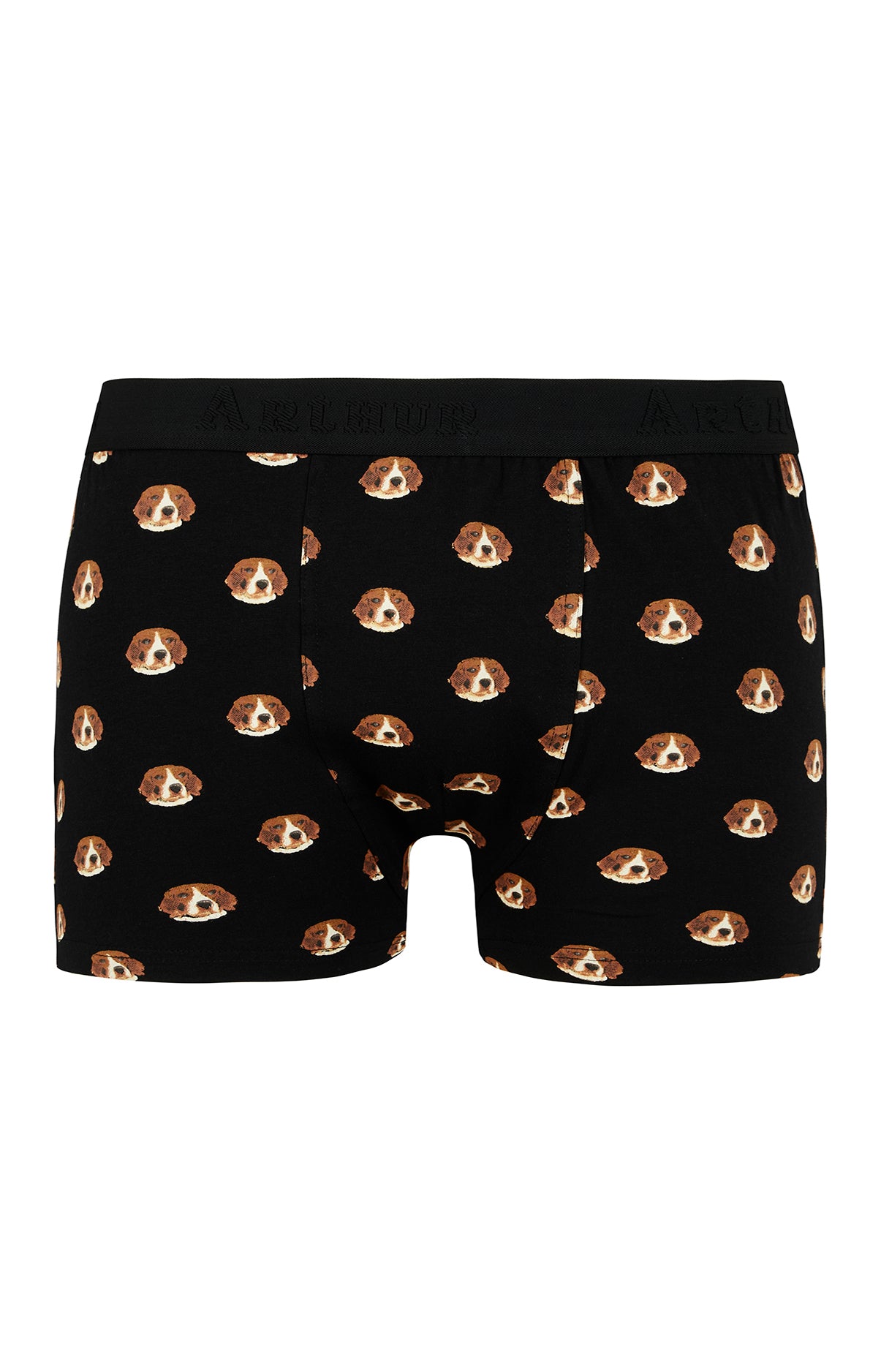 arthur-bob-beagle-boxer-homme-noir-coton image 3