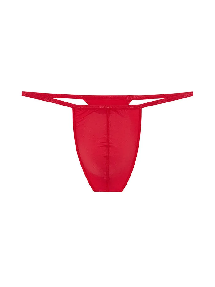 hom-plume-g-string-string-homme-rouge image 1
