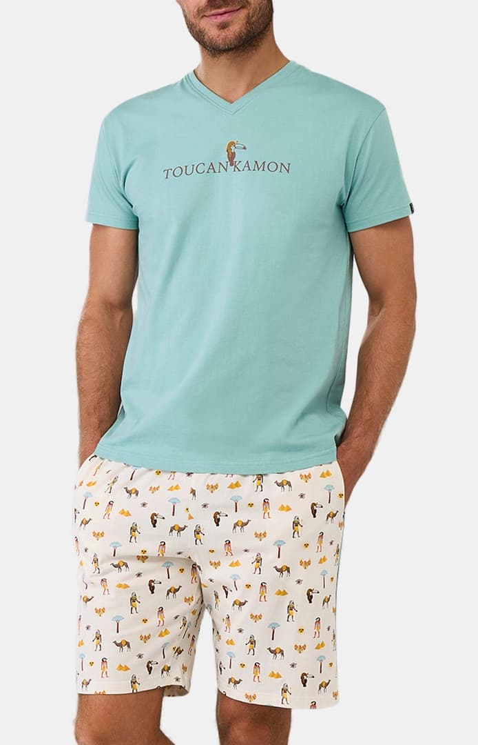 arthur-bob-pyjashort-toucankamon-coton-bio-sable image 5