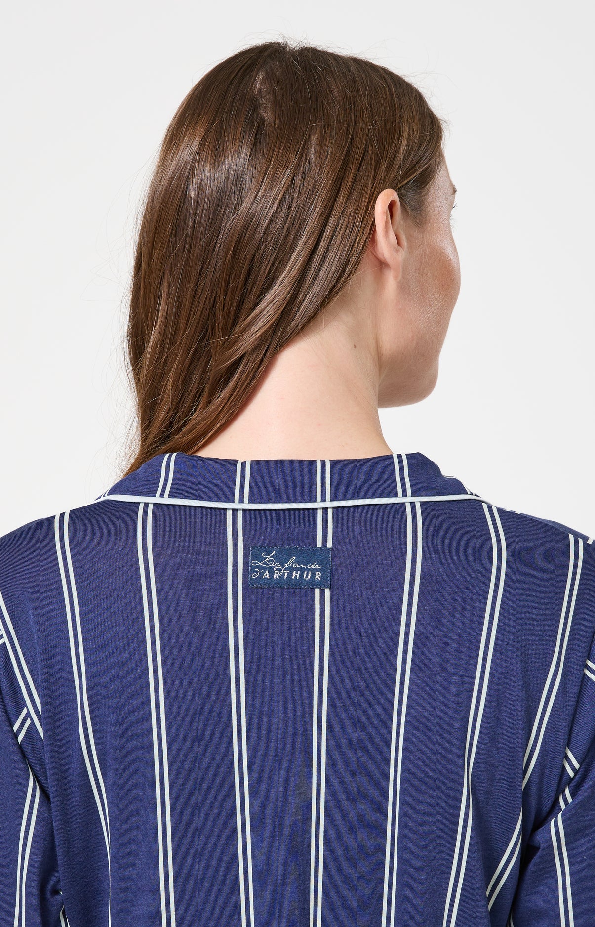 arthur-bob-ray-pyjama-long-boutonn-marine image 8