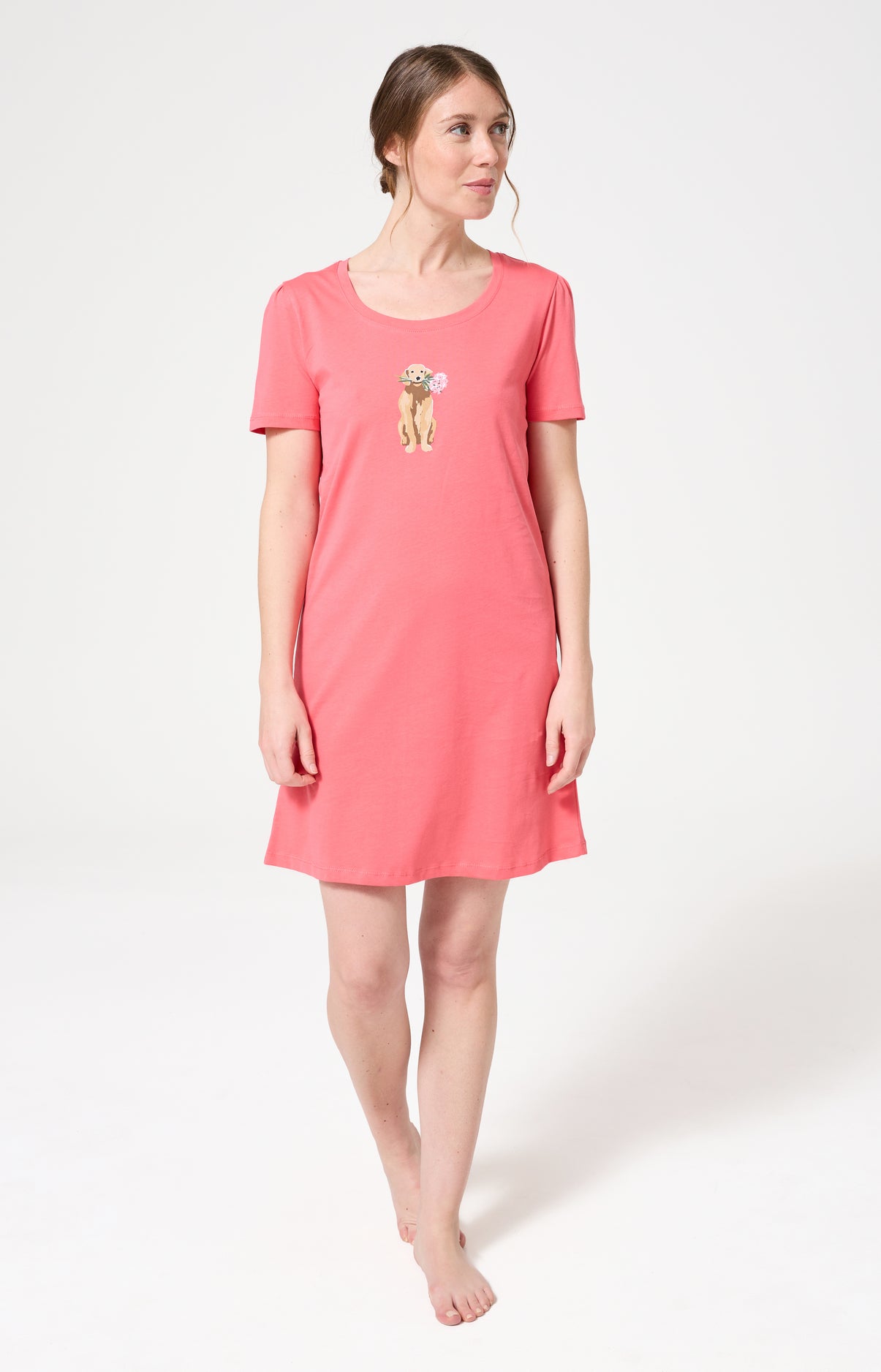 arthur-bob-nina-chemise-de-nuit-multicolore-coton-bio image 1