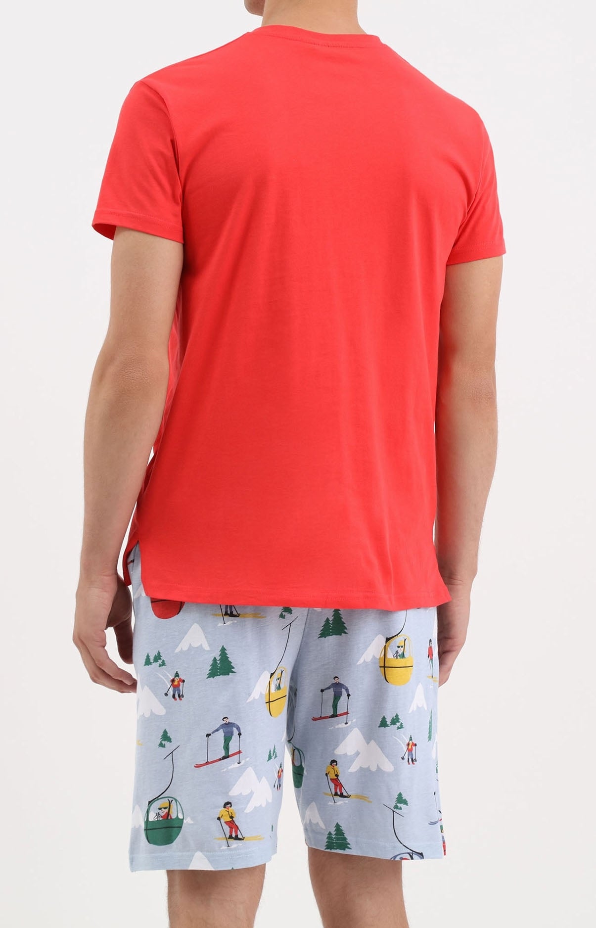 arthur-bob-mont-pyjashort-coton-ciel-manches-courtes image 3