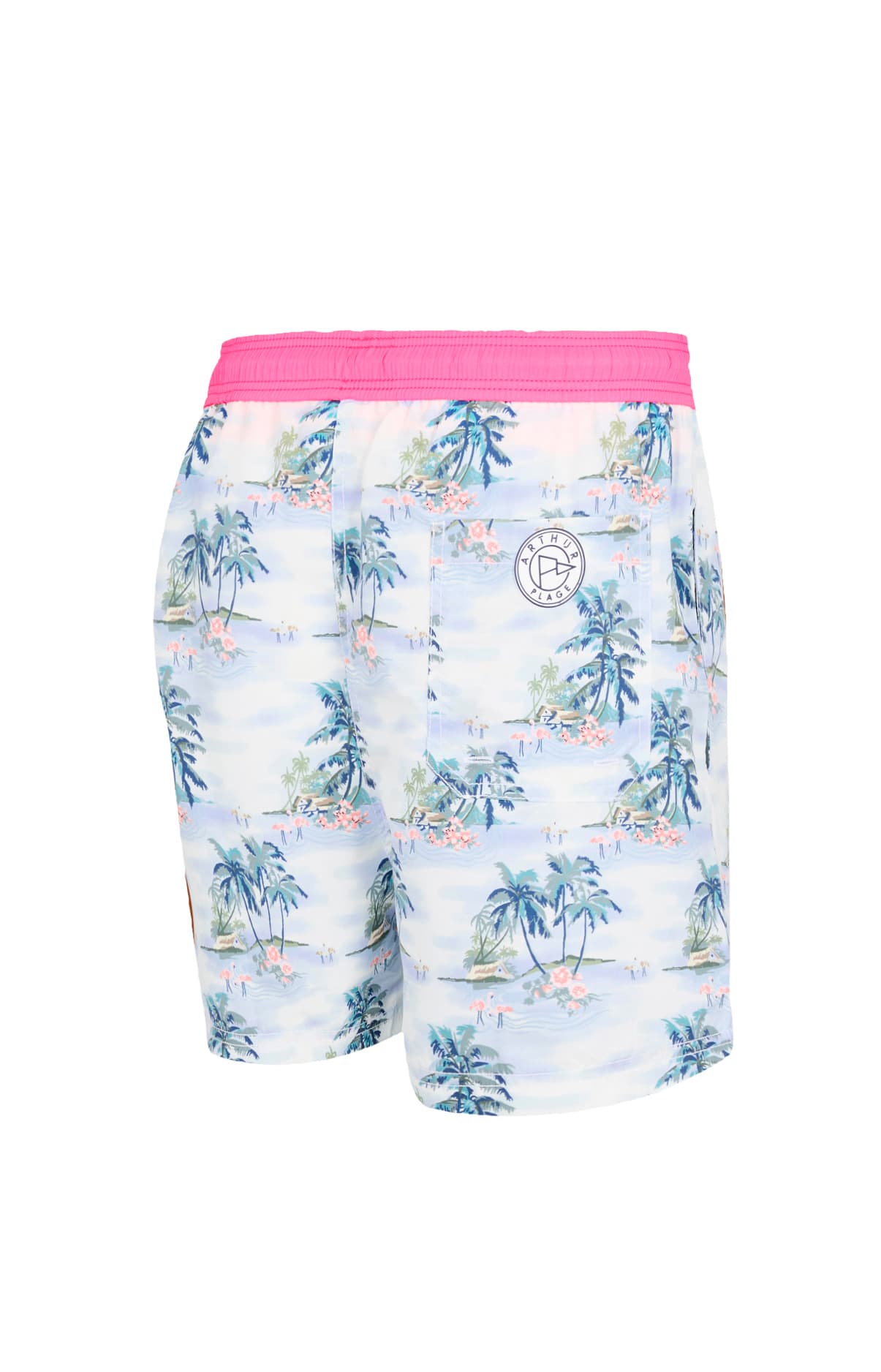 arthur-bob-hawai-short-de-bain-homme-azur image 5