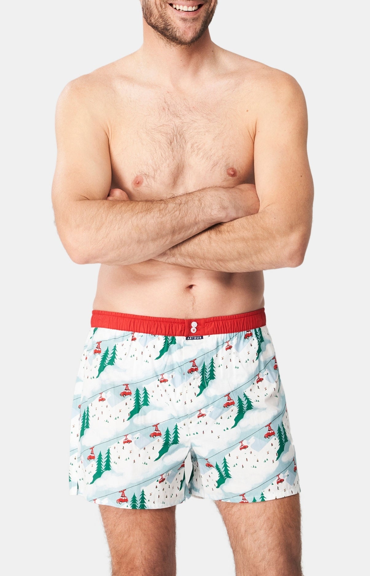 arthur-le-club-1120-cale-on-homme-blanc-coton-bio image 2