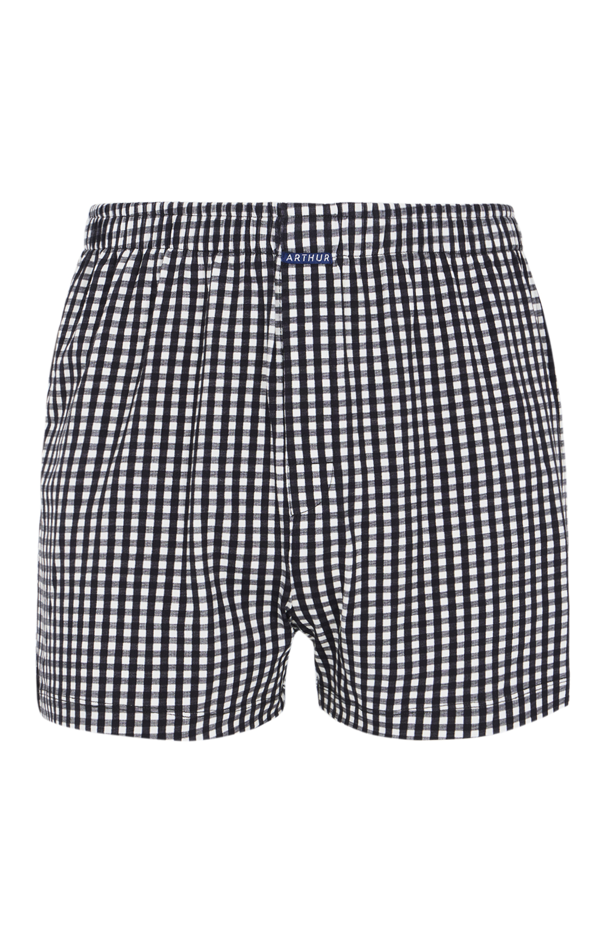 arthur-le-club-vichy-cale-on-homme-noir-jersey-coton-bio image 3