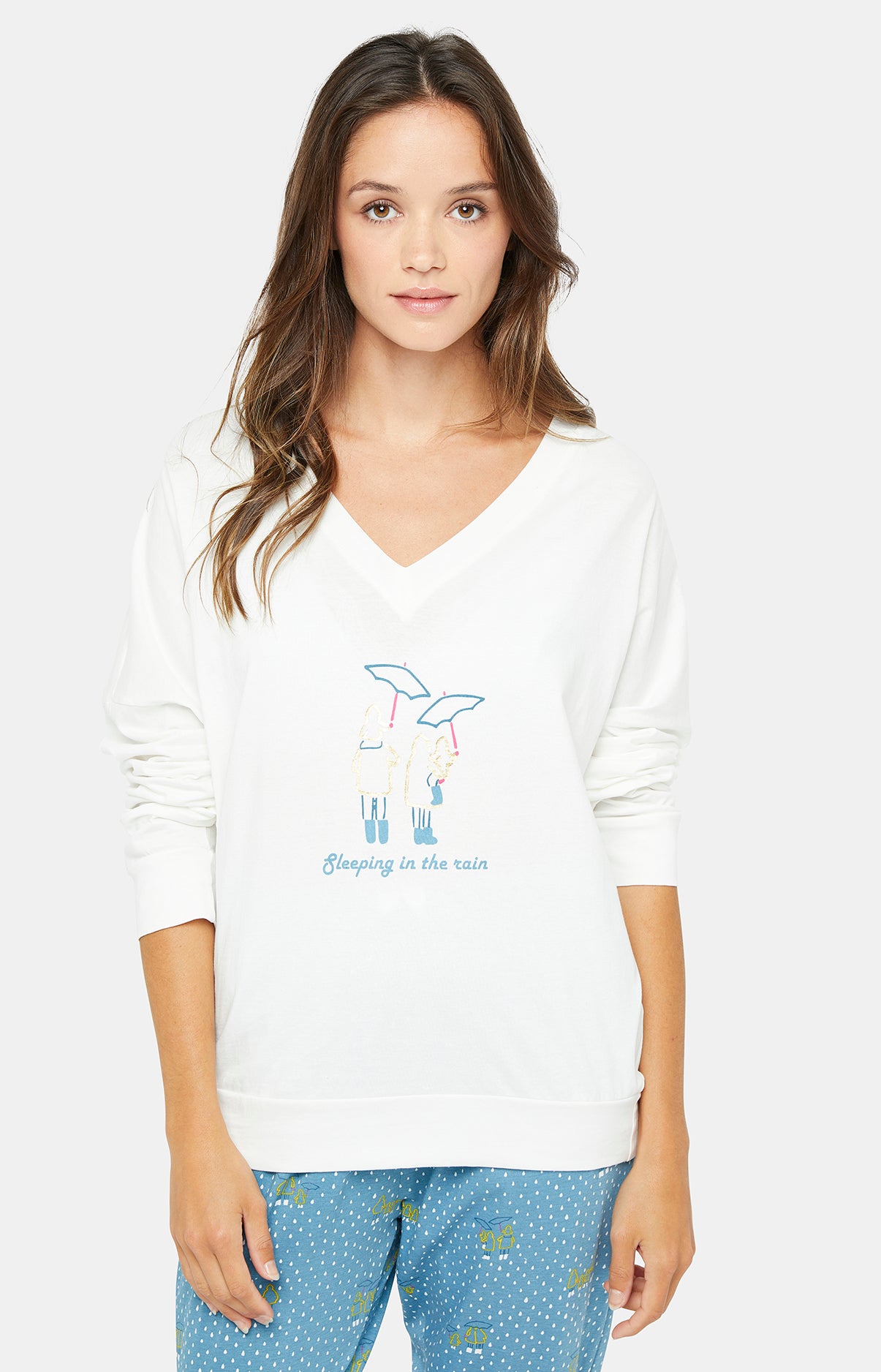 arthur-bob-rain-pyjama-femme-atoll-bleu-coton image 5