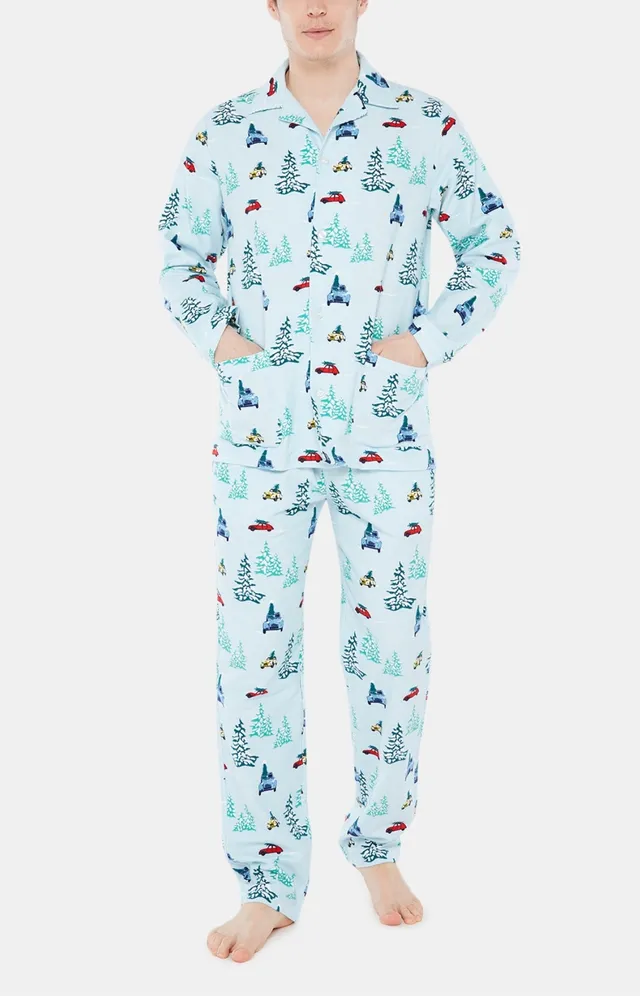 arthur-2cv-pilou-pyjama-boutonn-homme-glace image 1