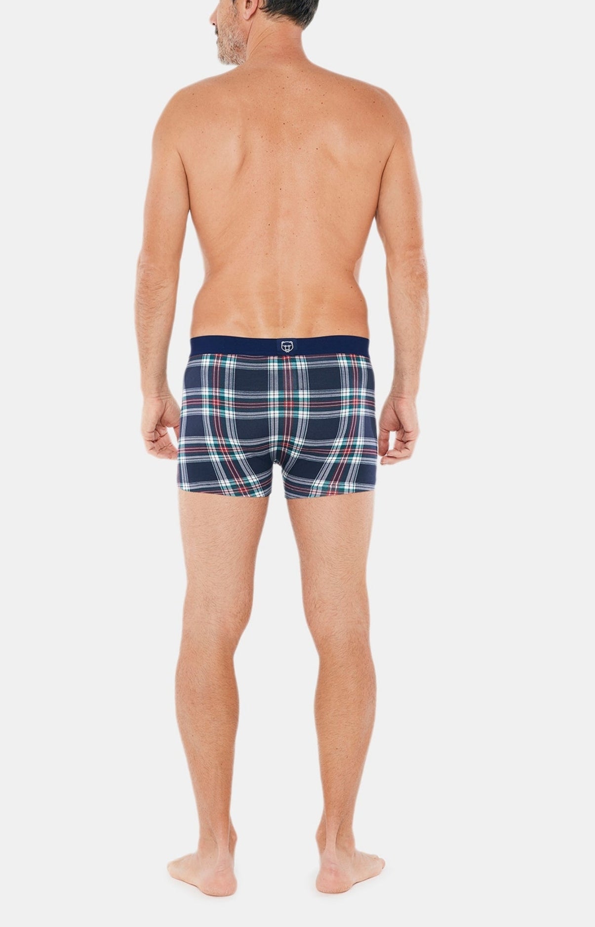 arthur-logan-boxer-homme-marine-taille-l-coton-bio image 4