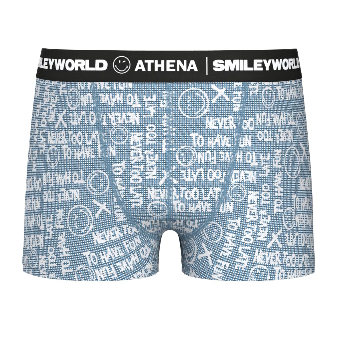 athena-graphic-boxer-gar-on-smileyworld-coton-stretch-imprim image 6