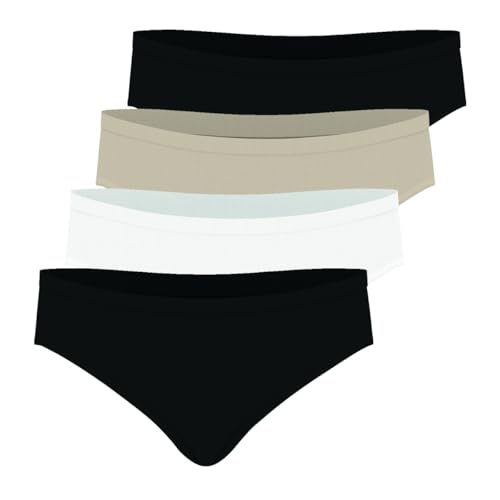 athena-ecopack-basic-lot-4-culottes-femme-coton-noir image 6