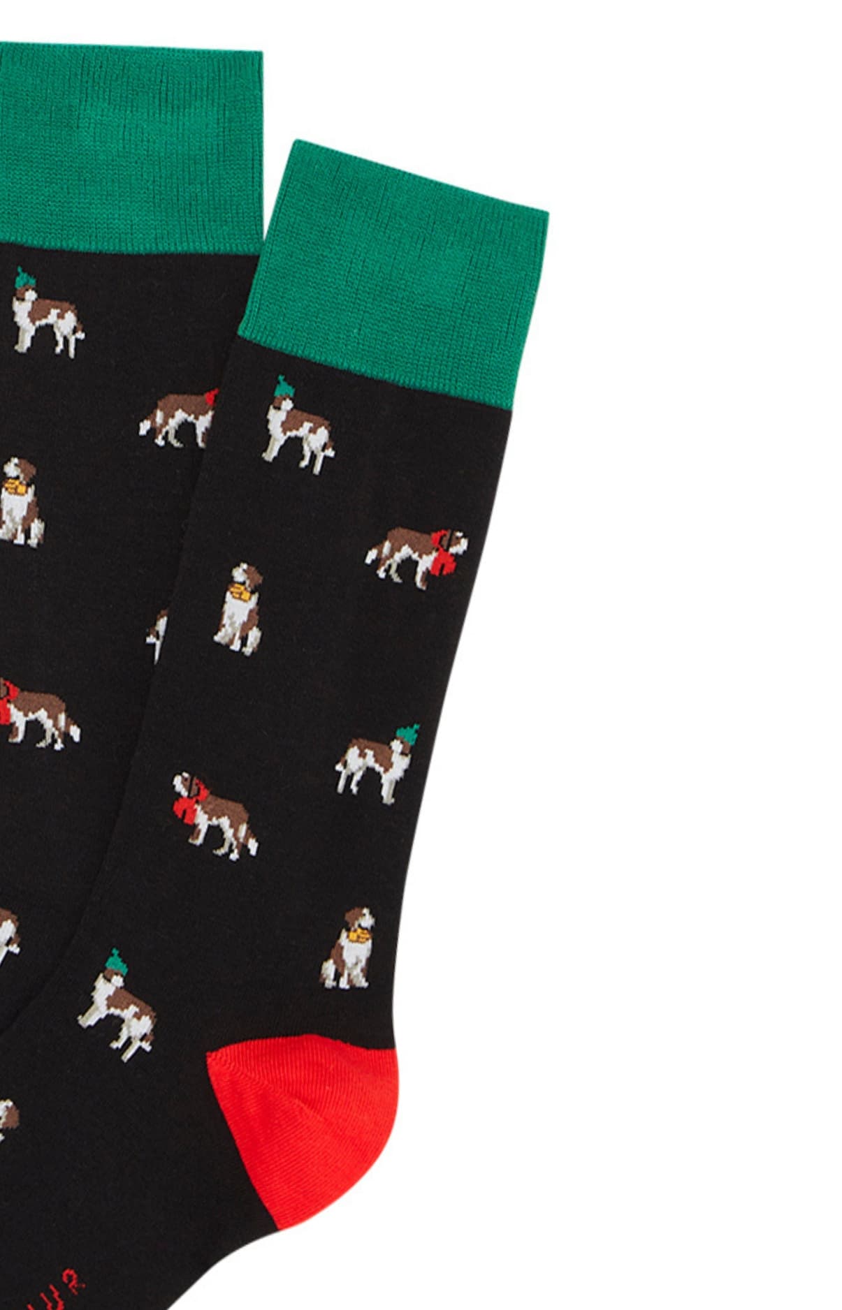 arthur-bob-wouf-noir-chaussettes-noir-coton image 2