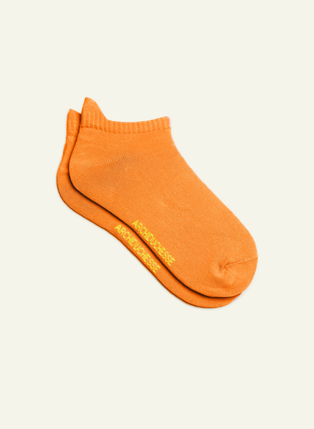 archiduchesse-socquette-orange-mandarine-socquettes-coton image 2