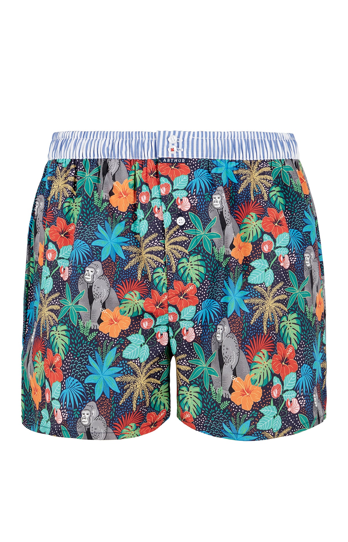 arthur-le-club-n-1047-cale-on-homme-marine-coton-bio image 3