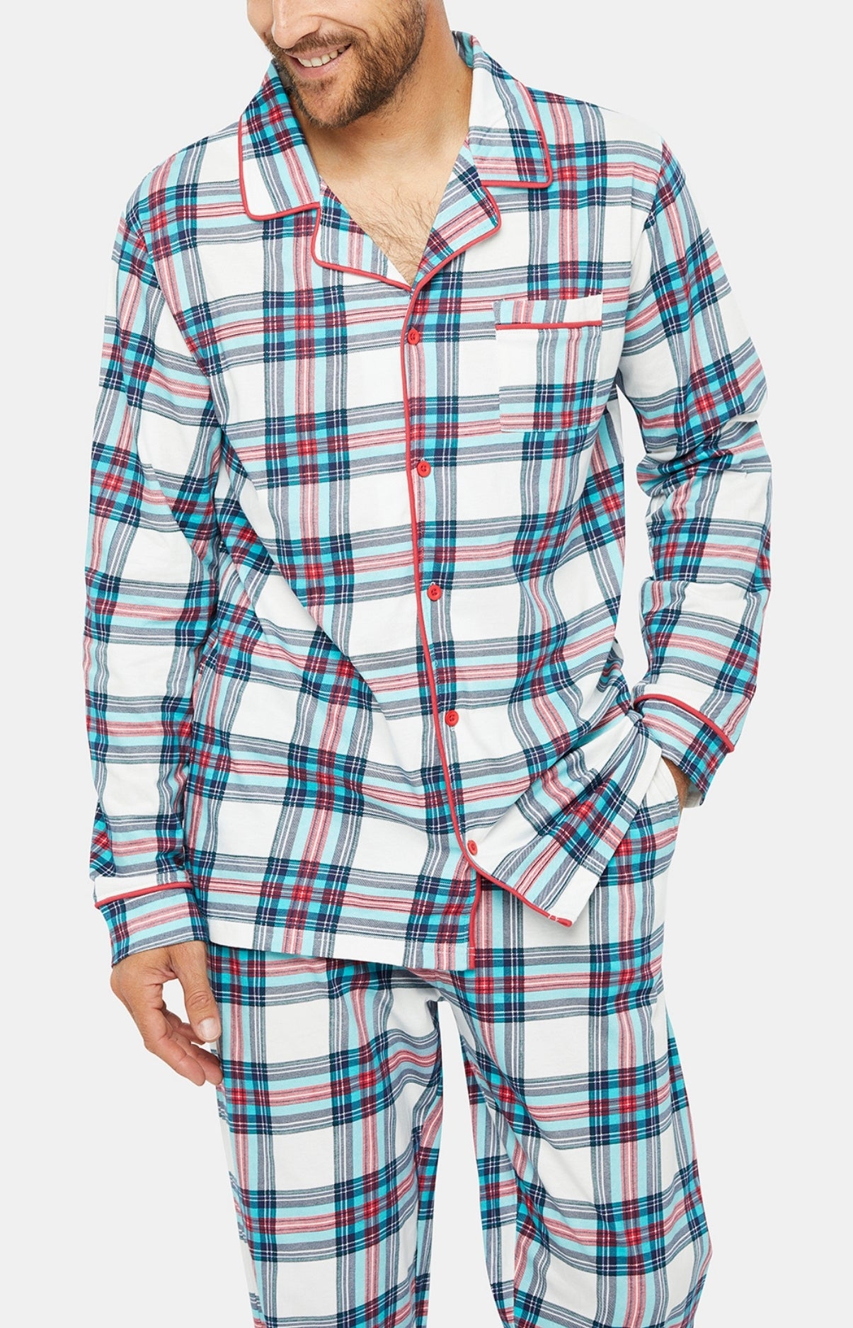 arthur-bob-honor-pyjama-homme-boutonn-ivoire image 2