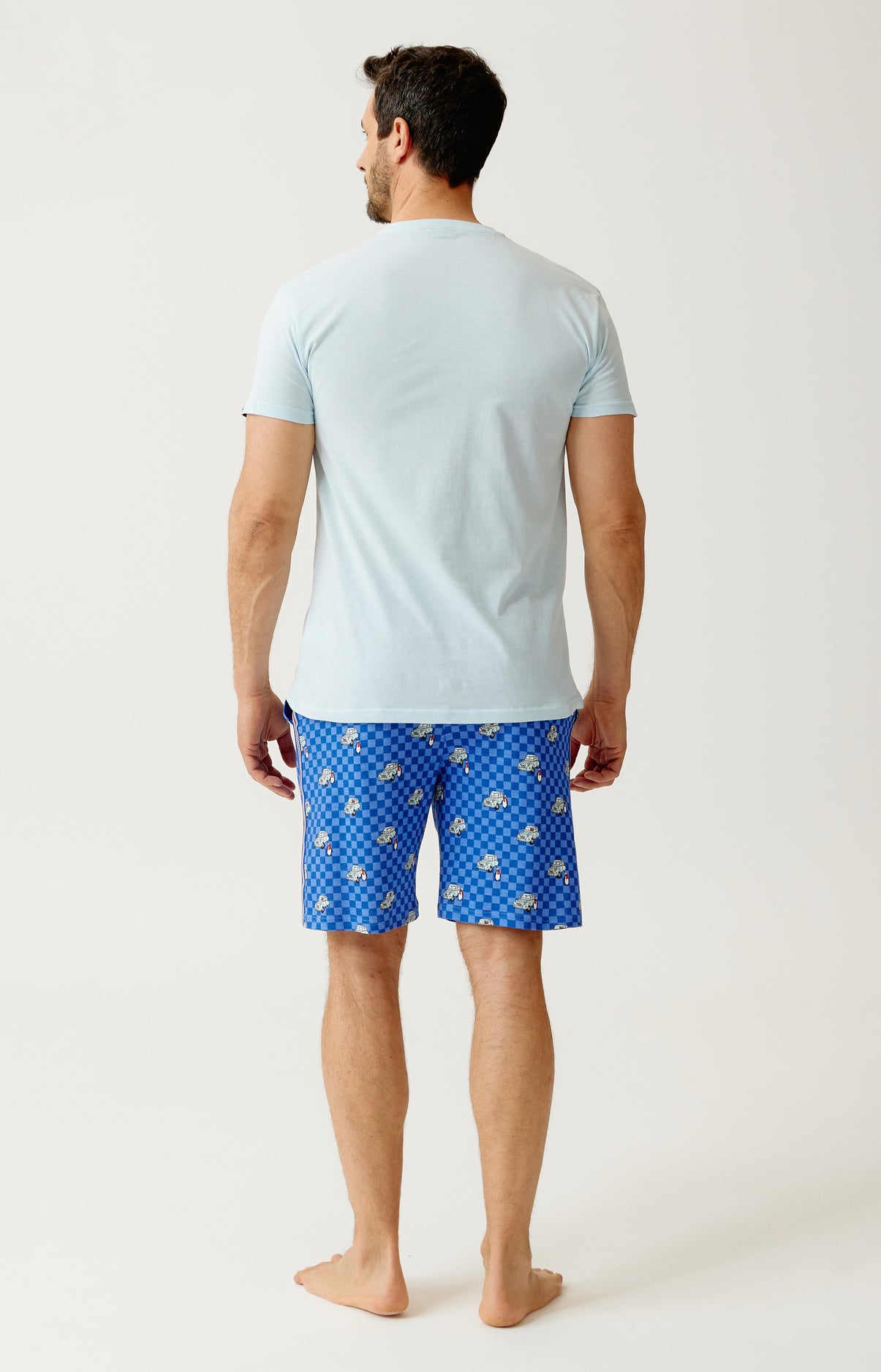 arthur-bob-lent-au-d-marrage-pyjashort-bio-bleu image 6