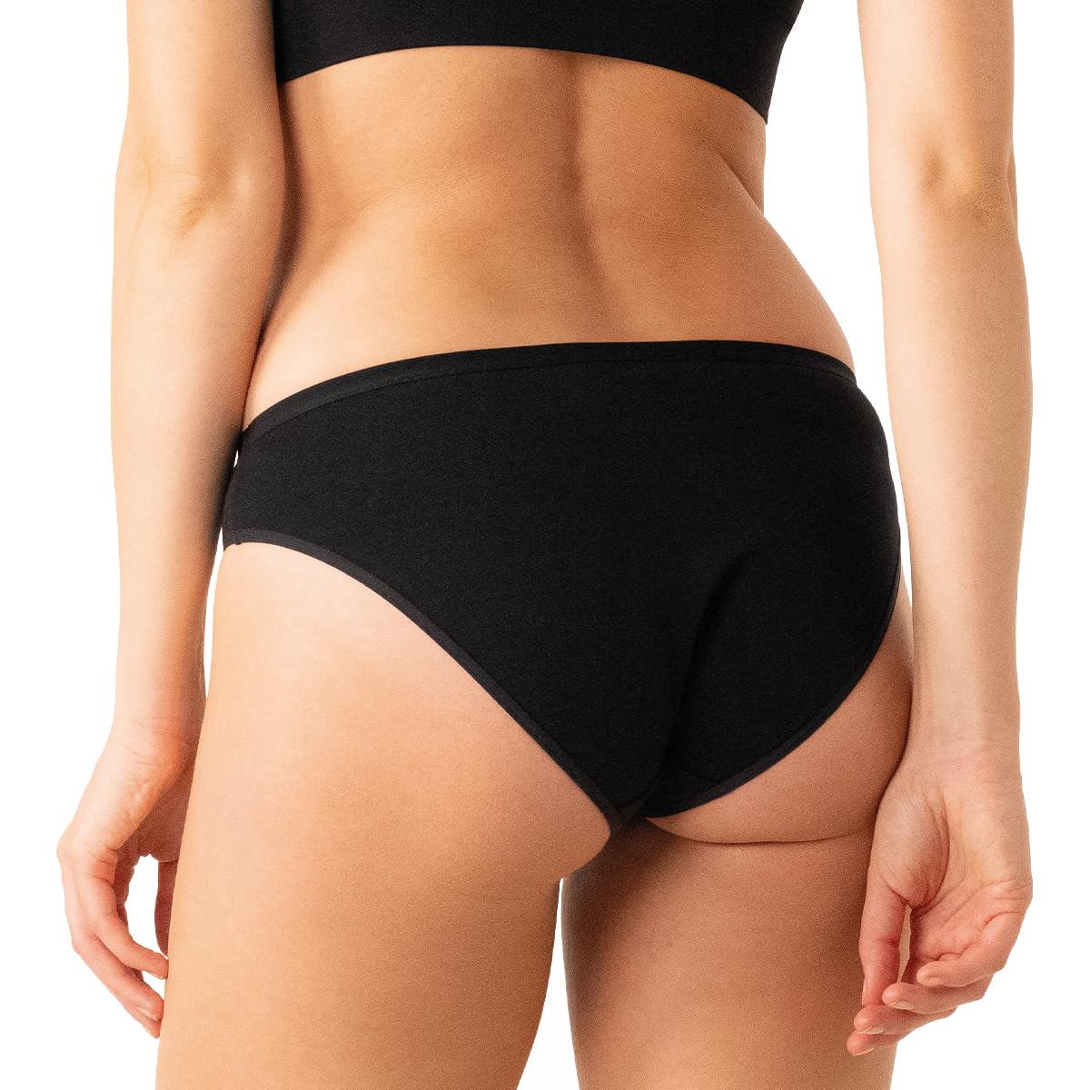 athena-ecopack-basic-lot-4-culottes-femme-coton-noir image 2