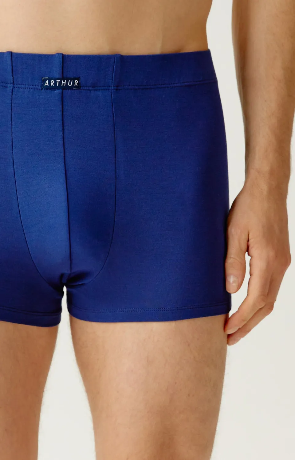 arthur-bob-marine-boxer-homme-marine-modal-uni image 1
