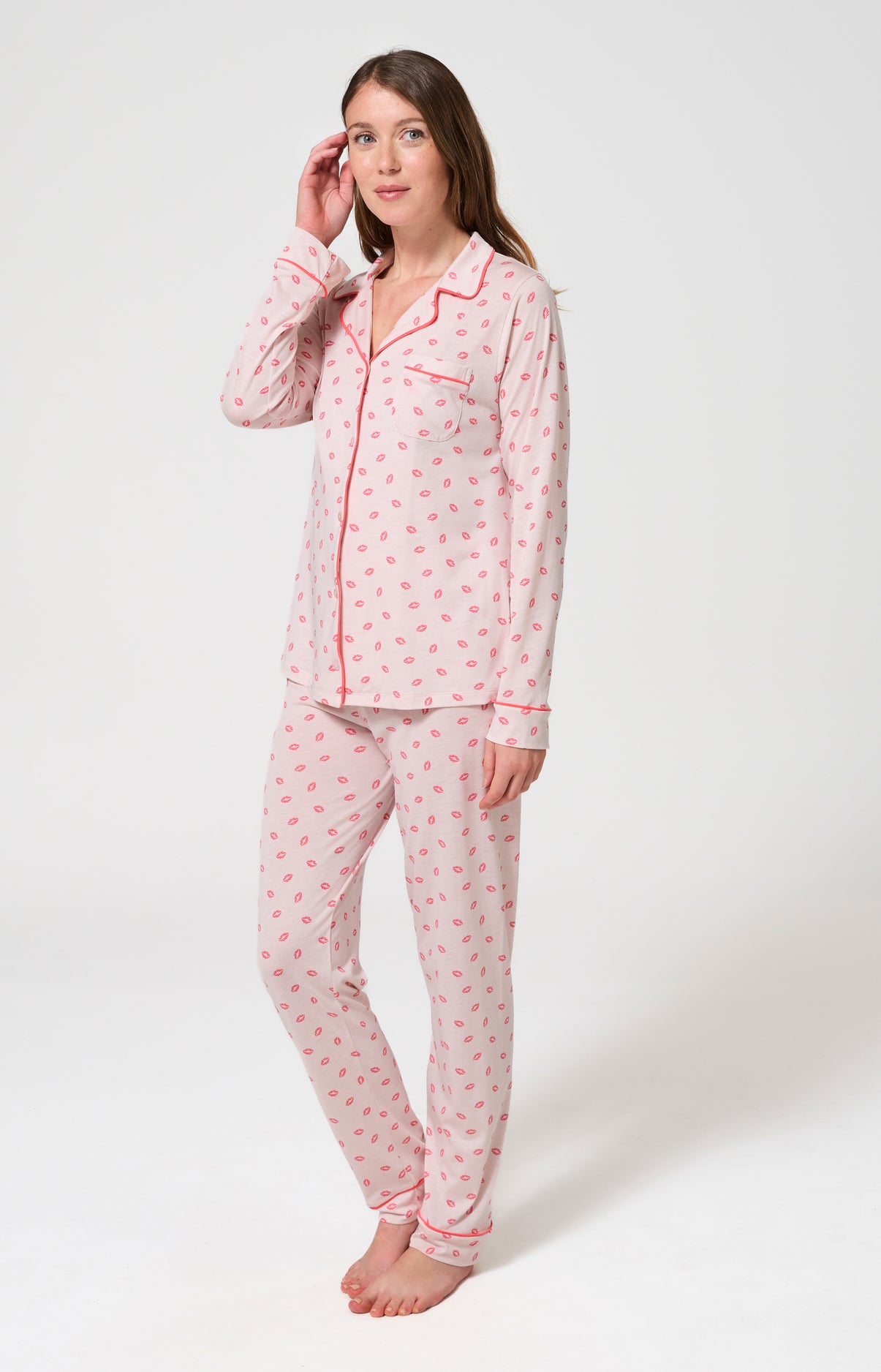 arthur-bob-kiss-pyjama-femme-nude-lyocell-coton image 4