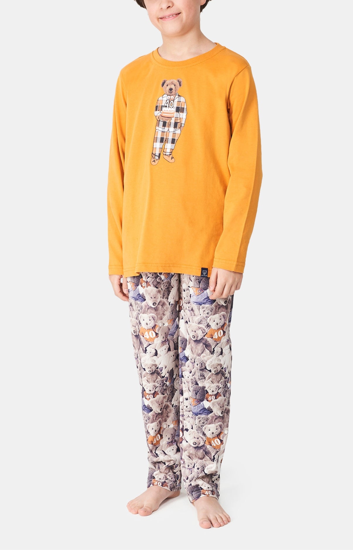arthur-bob-happy-40-pyjama-enfant-coton-noisette image 5