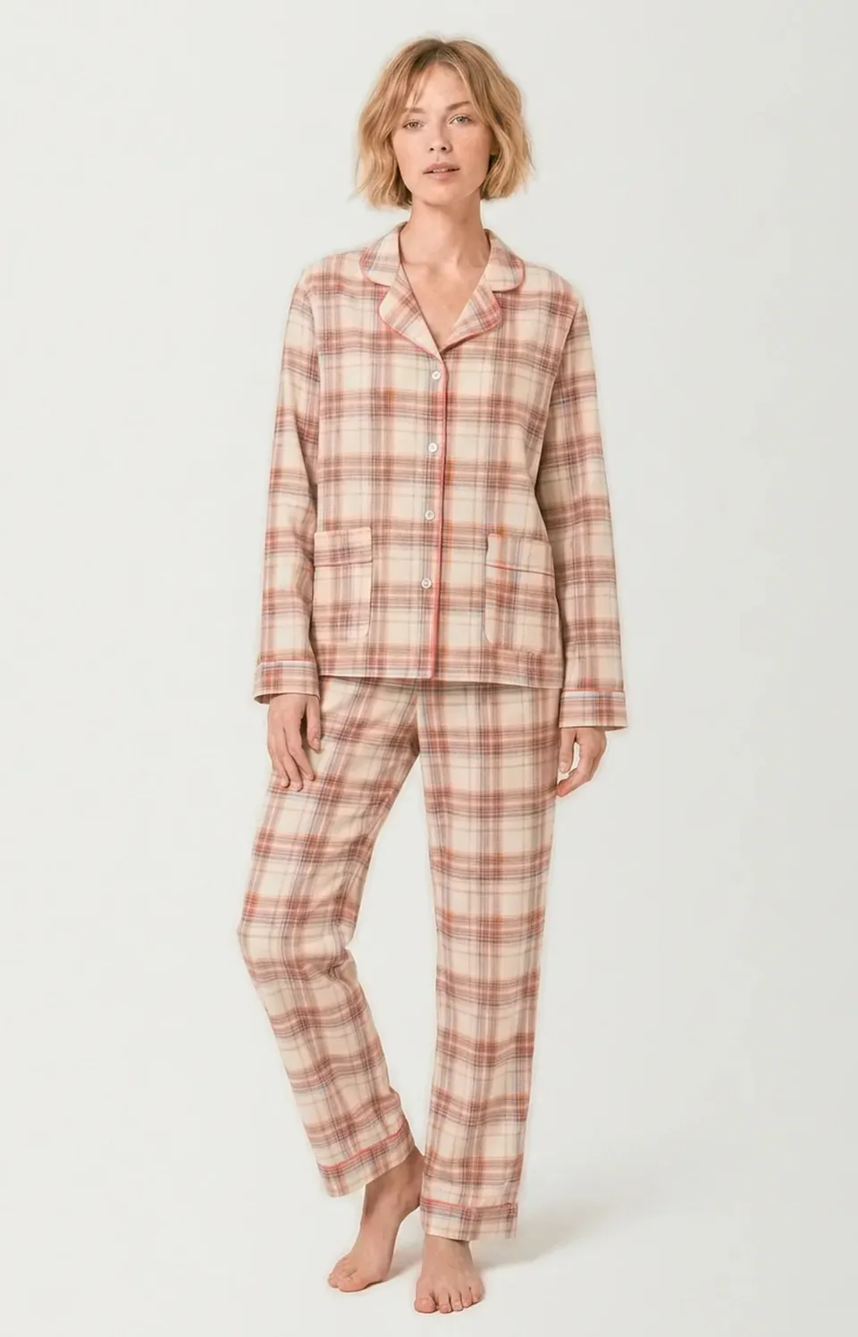arthur-bob-alix-pyjama-femme-flanelle-p-che image 1