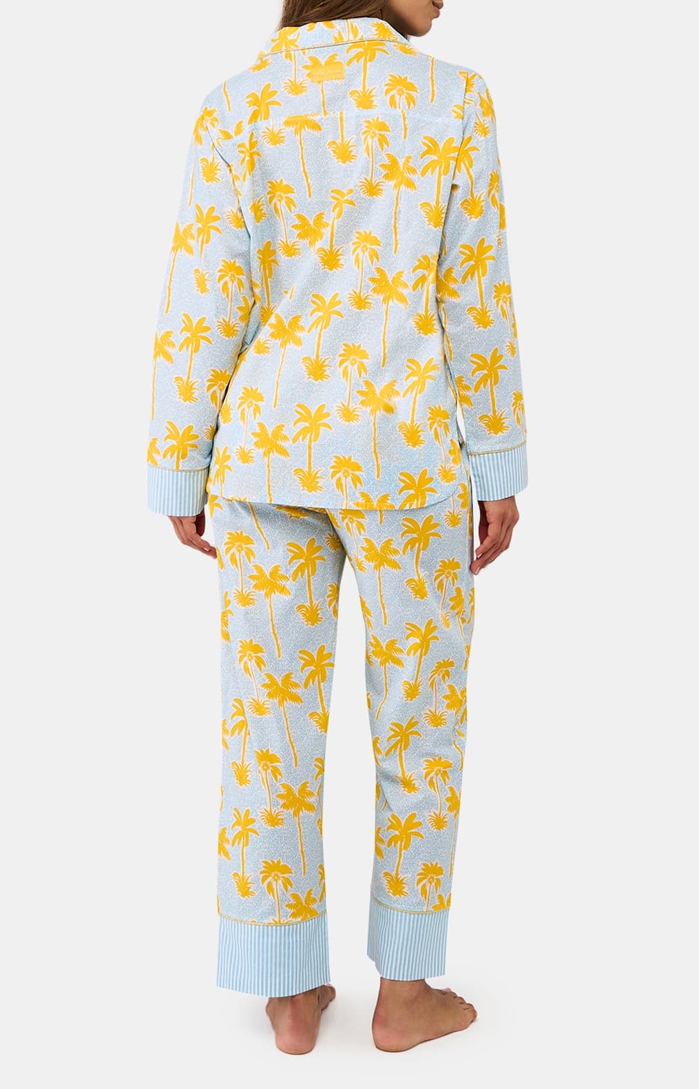 arthur-bob-palmier-pyjama-femme-jaune-popeline-coton-bio image 5