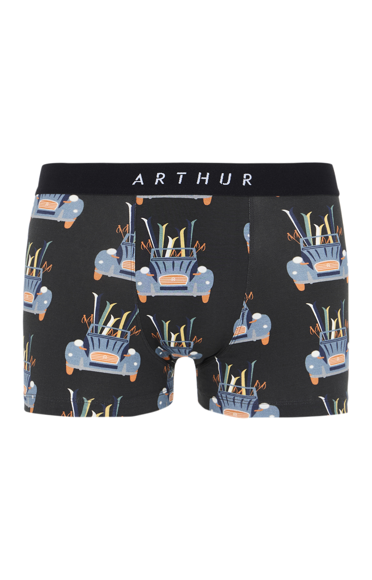 arthur-bob-ski-you-later-boxer-coton-bio-noir-homme image 3