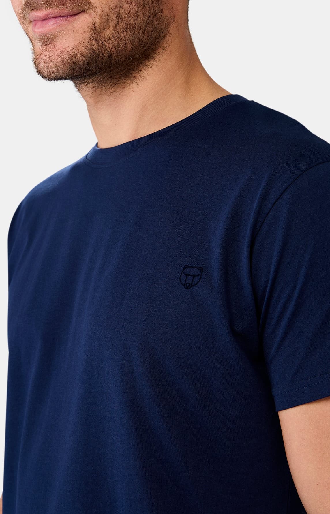 arthur-bob-tee-shirt-marine-coton-bio-homme-manches-courtes image 4