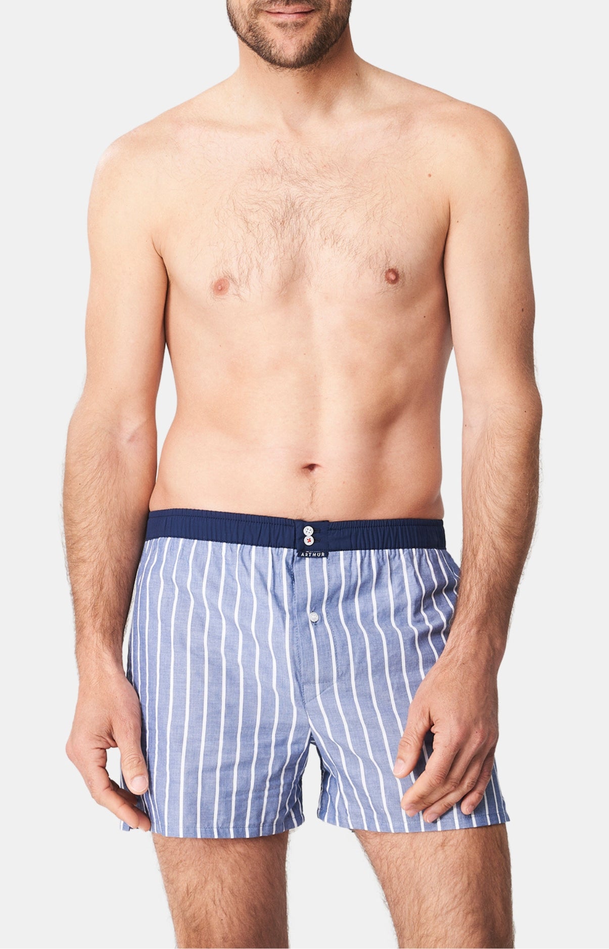 arthur-le-club-n-1053-cale-on-homme-marine-coton-bio image 1