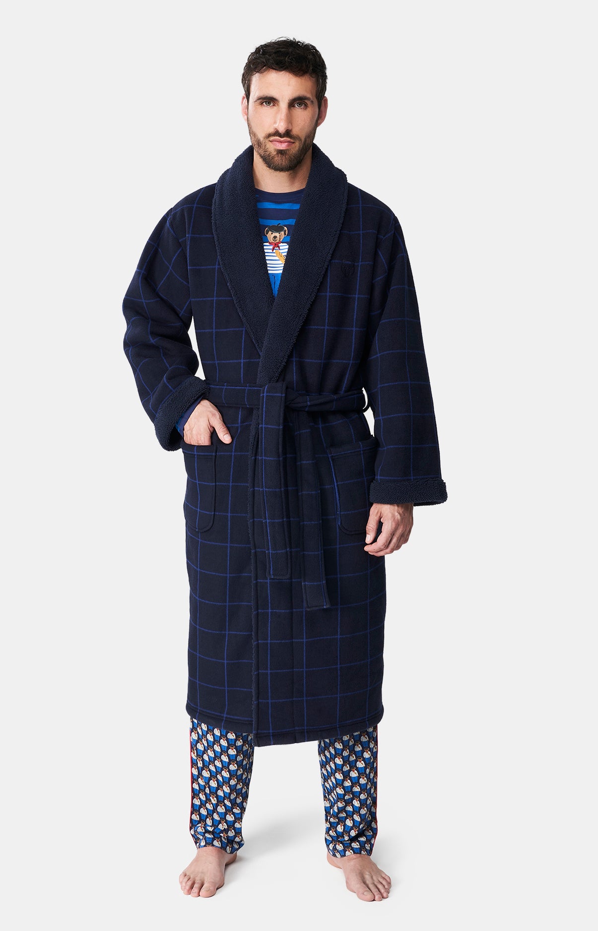 arthur-bob-windsor-robe-de-chambre-homme-marine-2 image 4