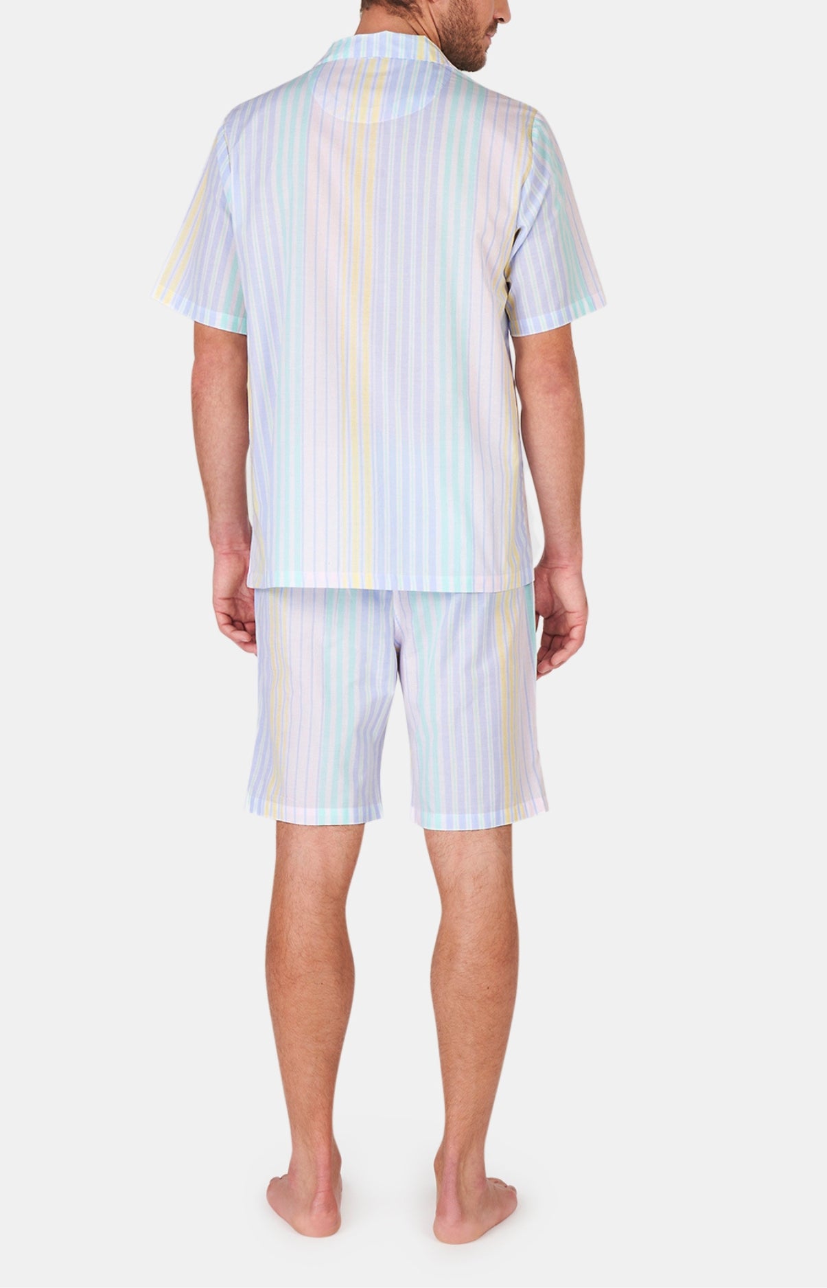 arthur-bob-dolce-vita-pyjama-court-homme-boutonn-multicolore image 4