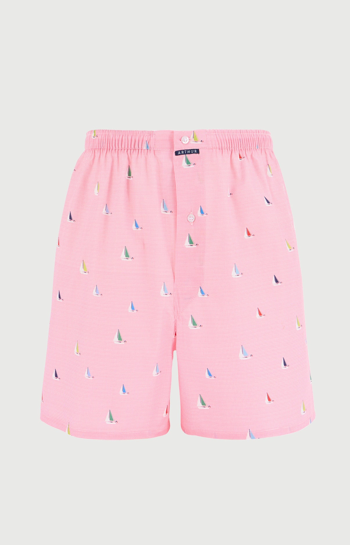 arthur-le-club-tranquill-t-cale-on-homme-rose-l-coton-bio image 3