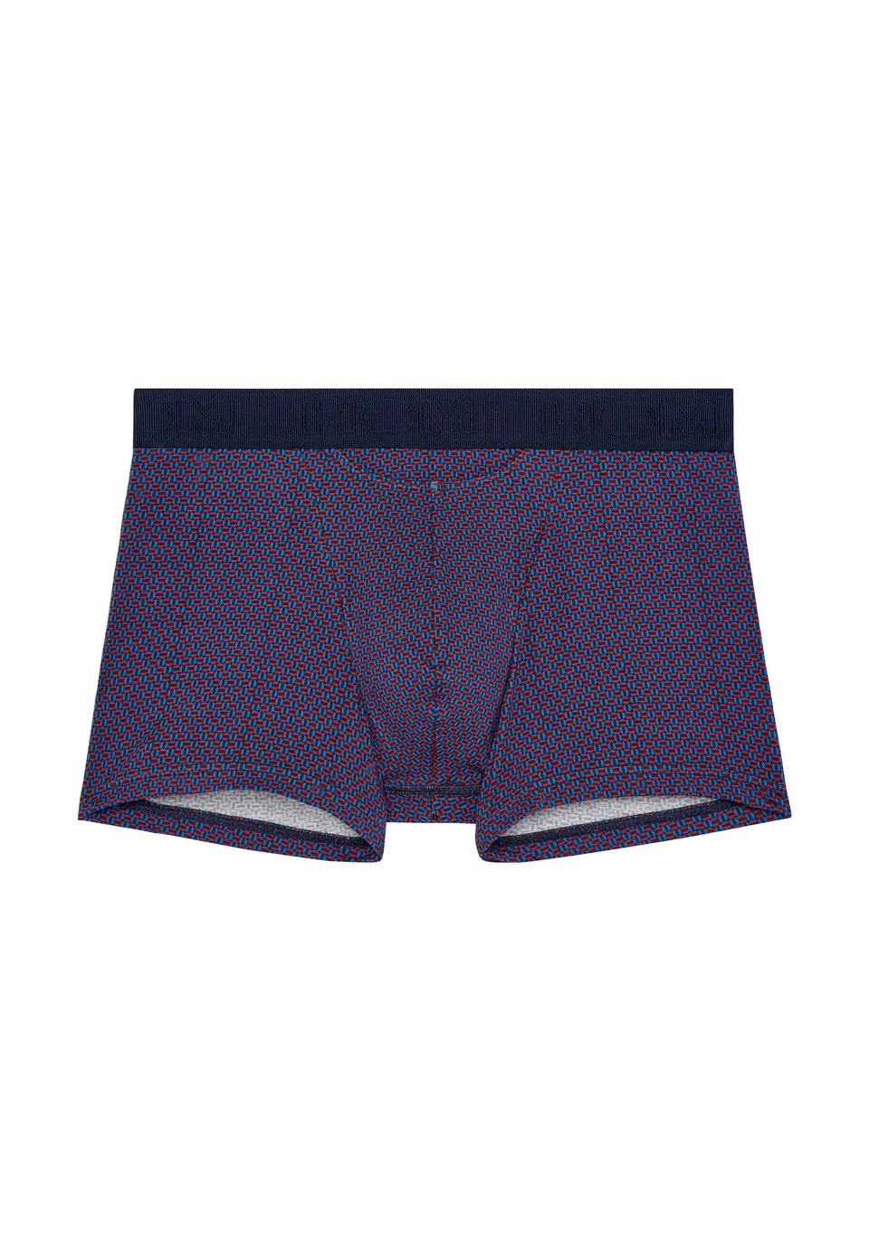 hom-ho1-fats-boxer-brief-navy-print-coton-modal image 1