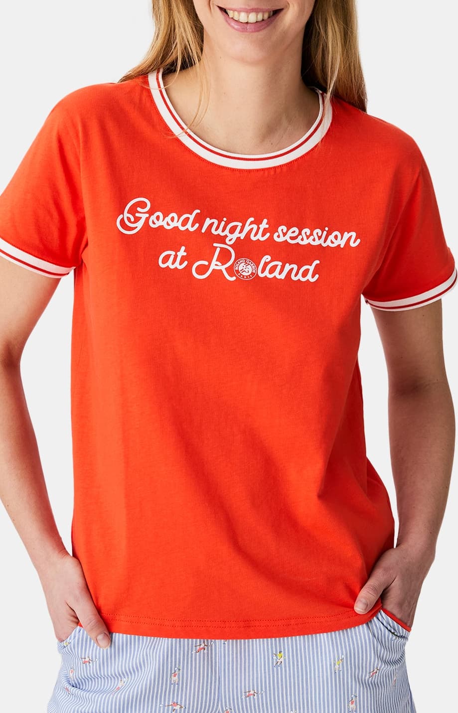 arthur-bob-good-night-session-pyjashort-coton-bio-orange image 2