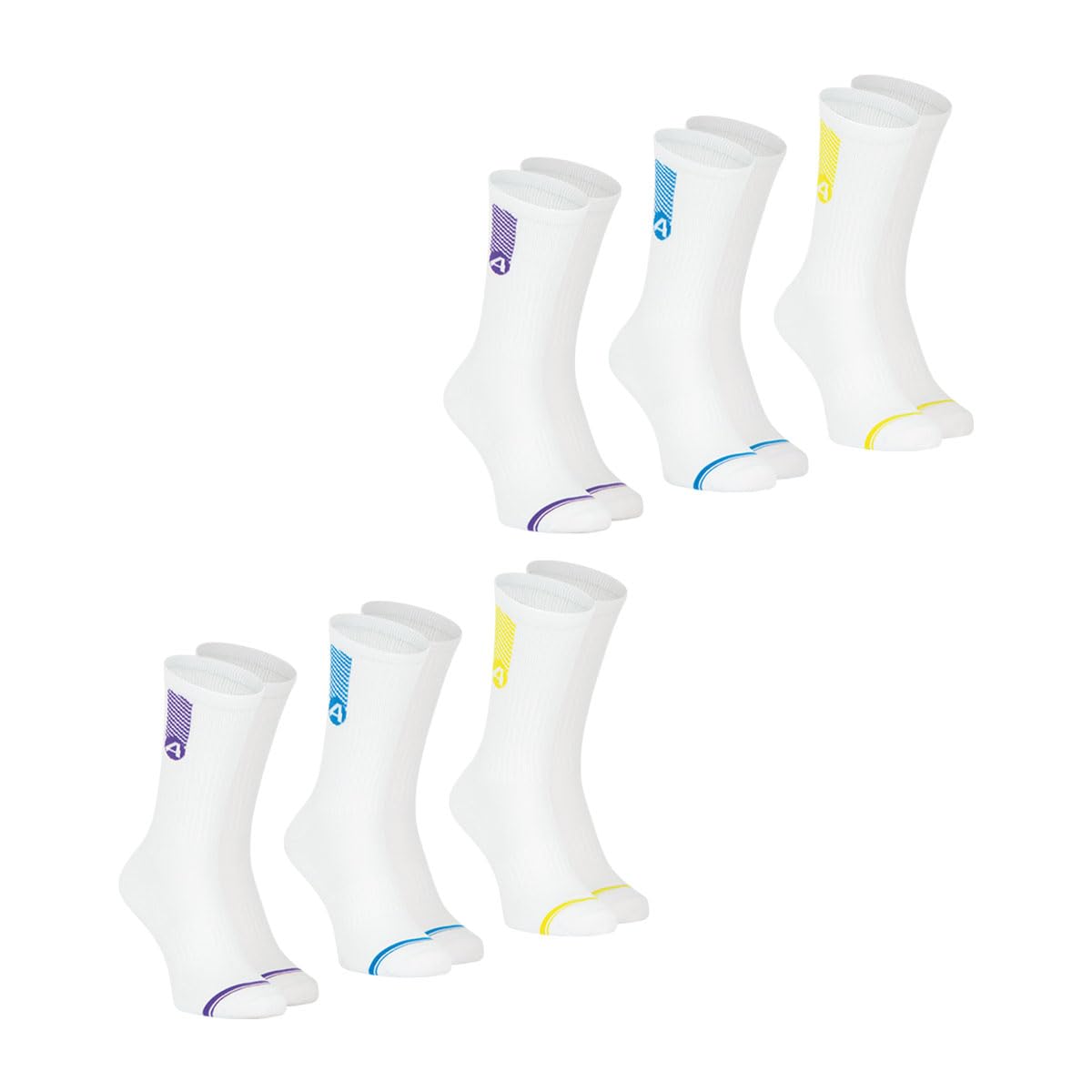 athena-training-dry-chaussettes-homme-noir-lot-6-respirantes image 4